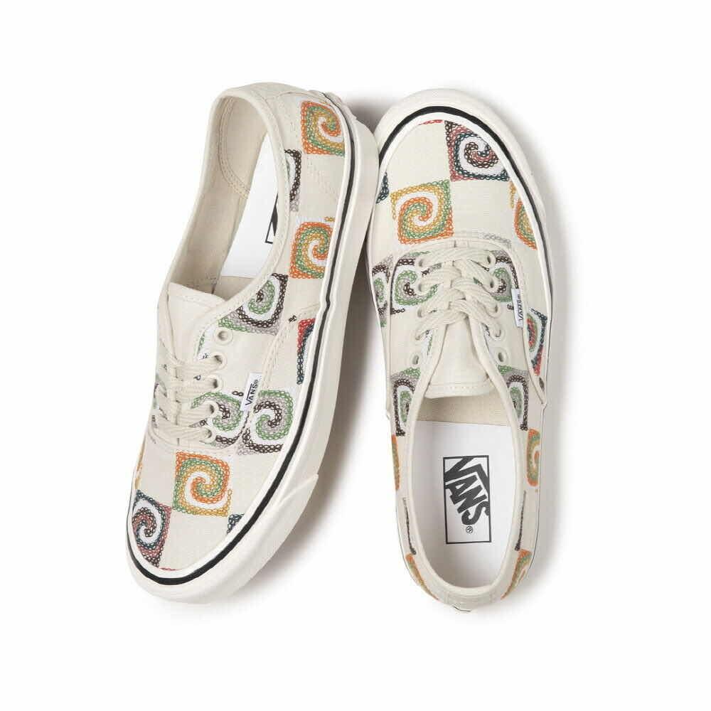 Vans Granny Check Authentic 44 DX Skate Shoes Sneakers White