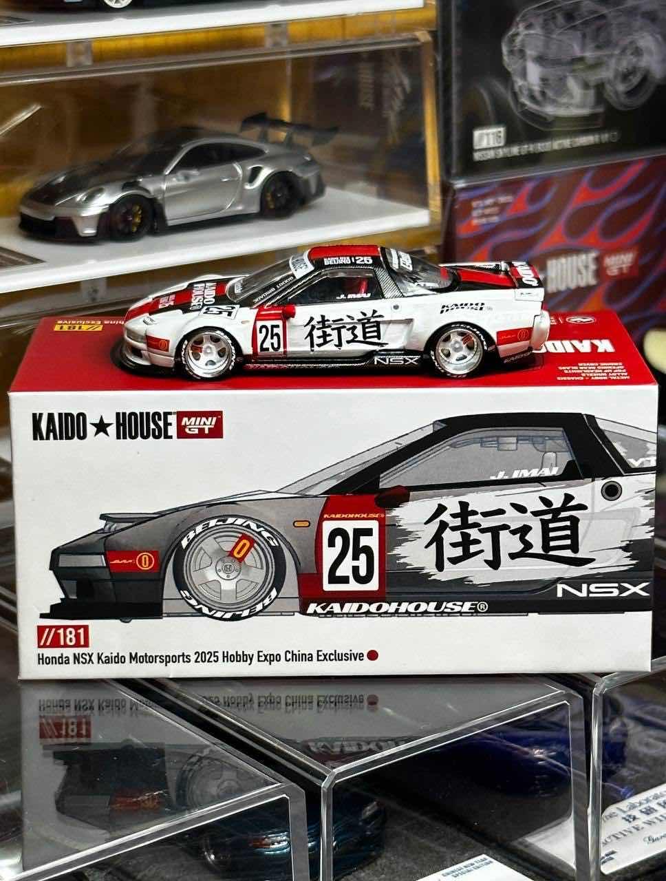 1/64 Honda NSX KAIDO Motorsport 2025 Hobby Expo China Exclusive⚪️🔴