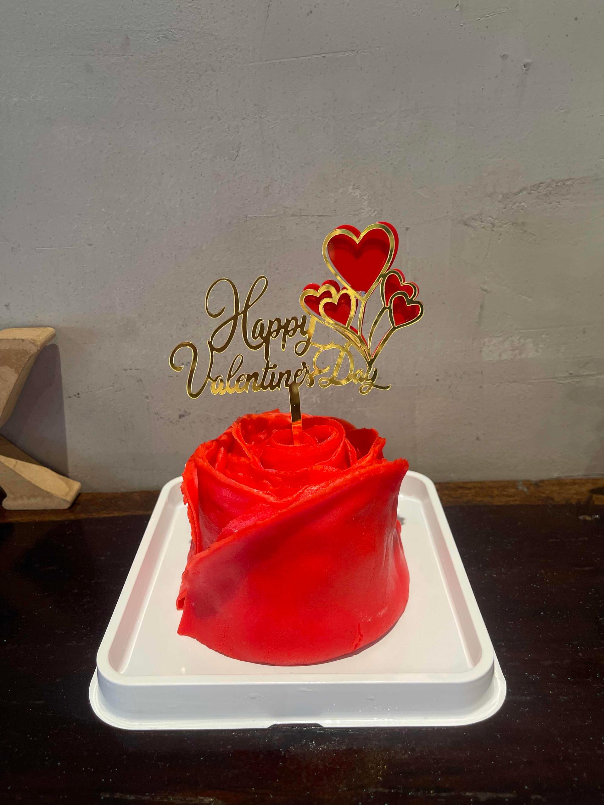 Valentine’s Rose Crepe