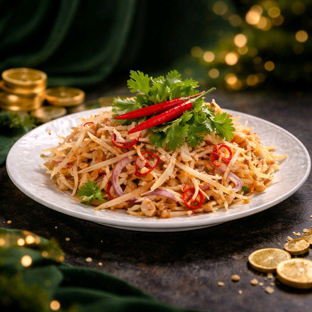 បងកំដរអូន / Apple & Red Onion Salad
