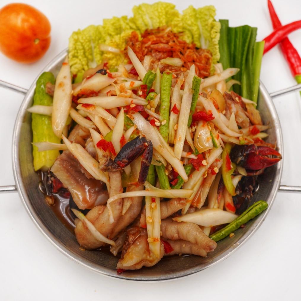 បុកល្ហុងក្តាមប្រៃជើងមាន់
