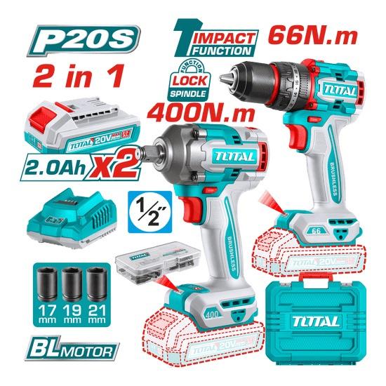 Cordless 2pcs Combo Kit 20V