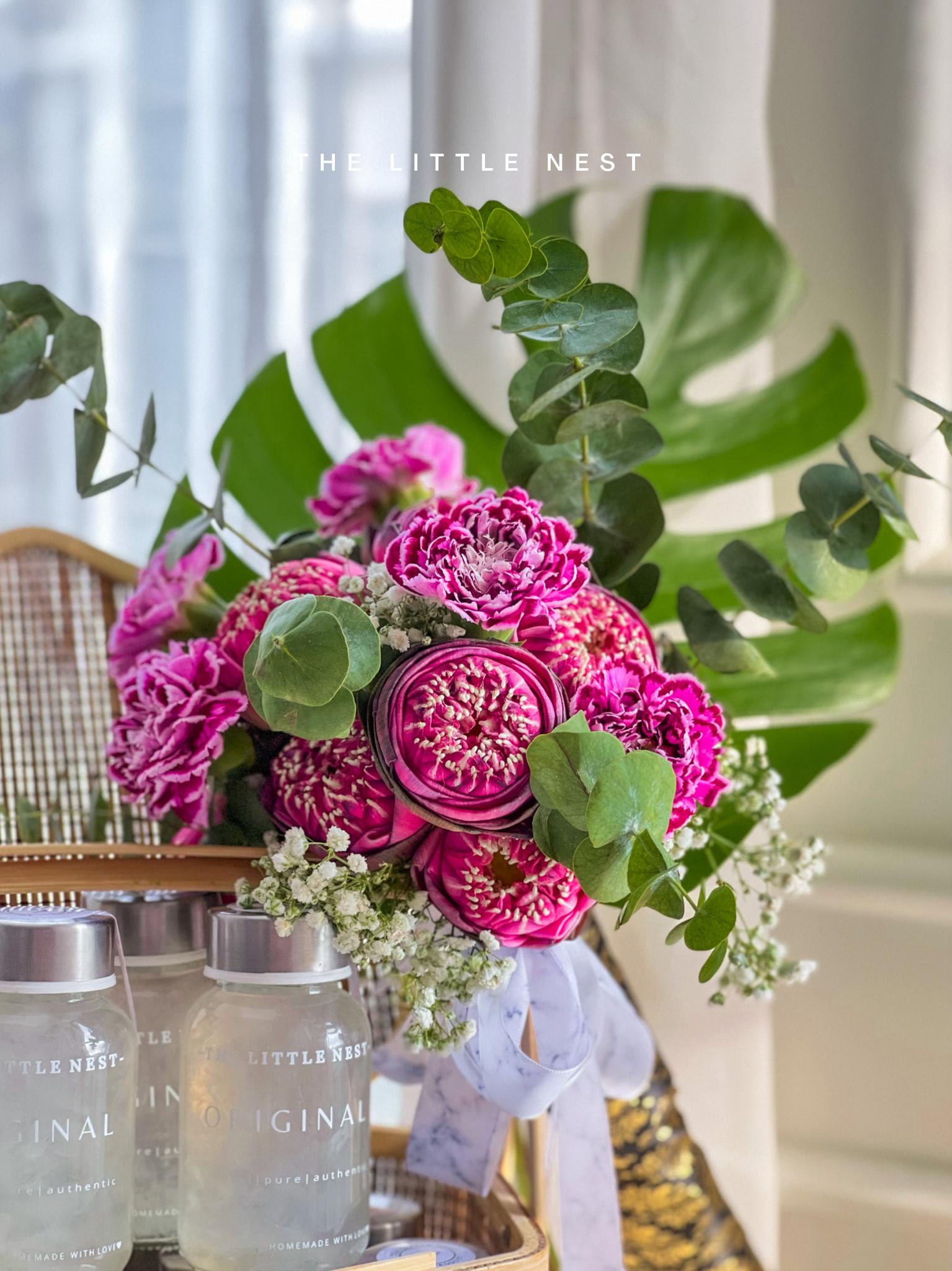 PINK LOTUS BOUQUET