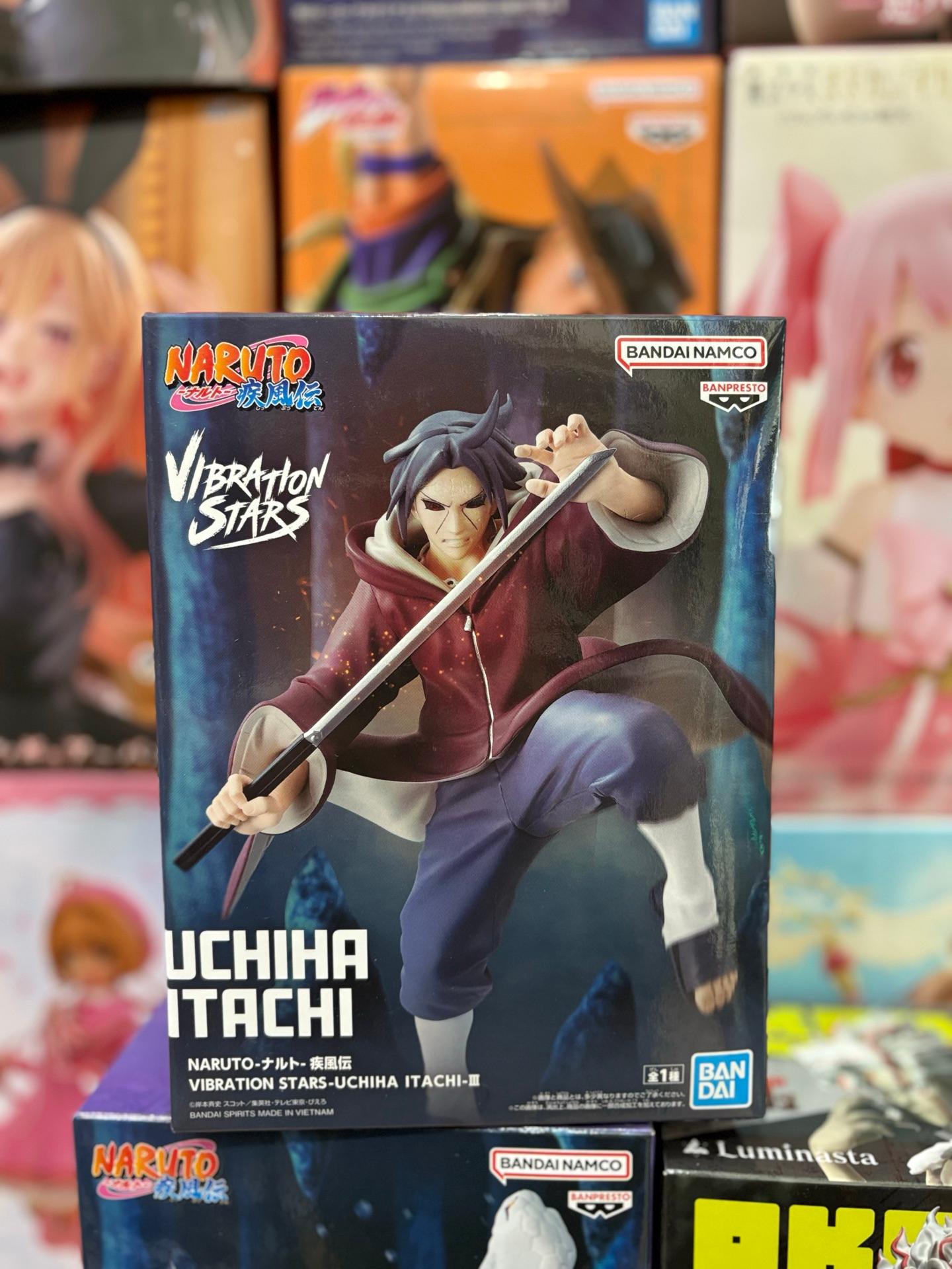 Banpresto "Vibration Stars" series collectible figure of Itachi Uchiha