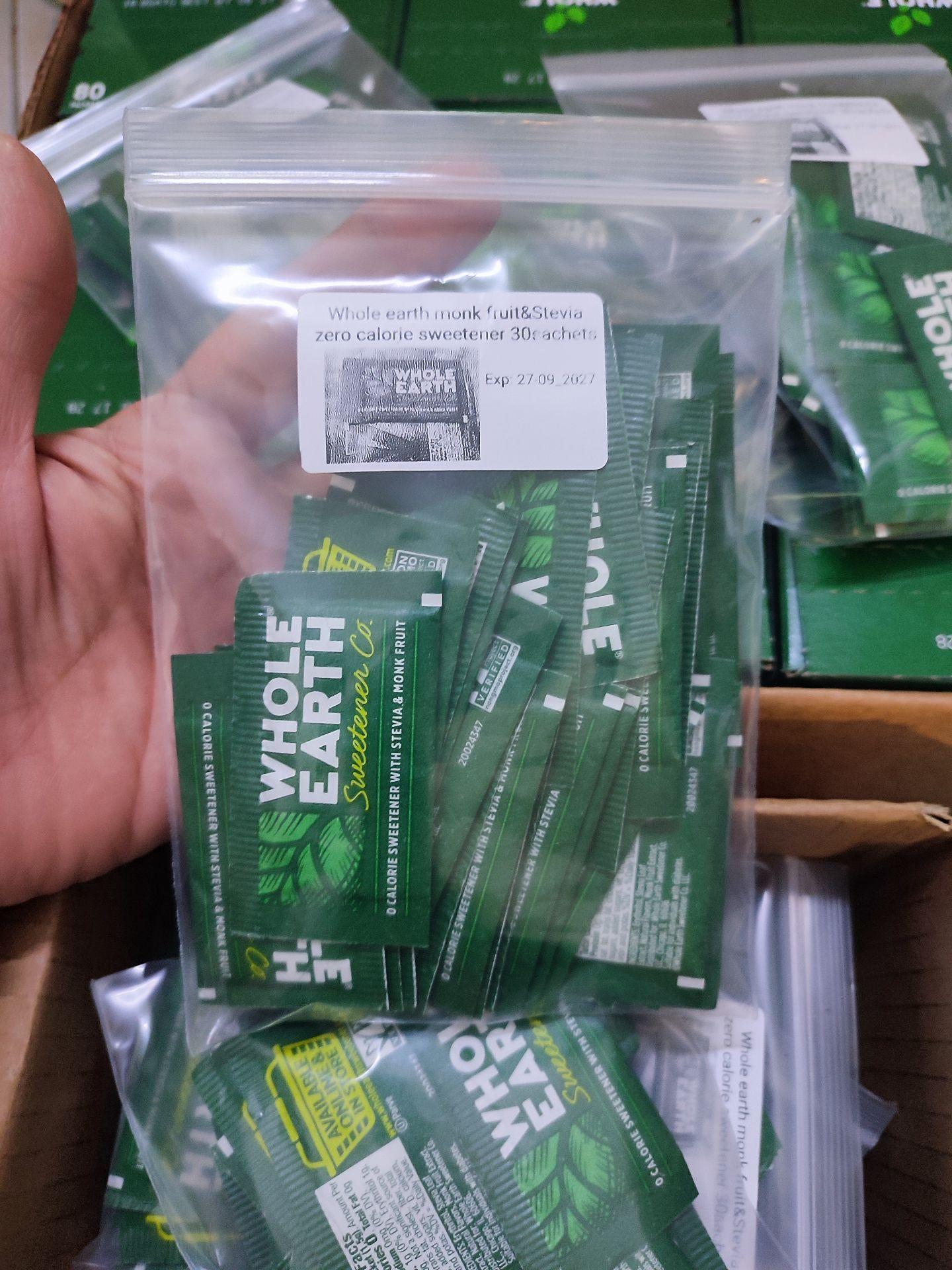 Whole earth monk fruit&stevia បំបែករាយ30កញ្ចប់តូច