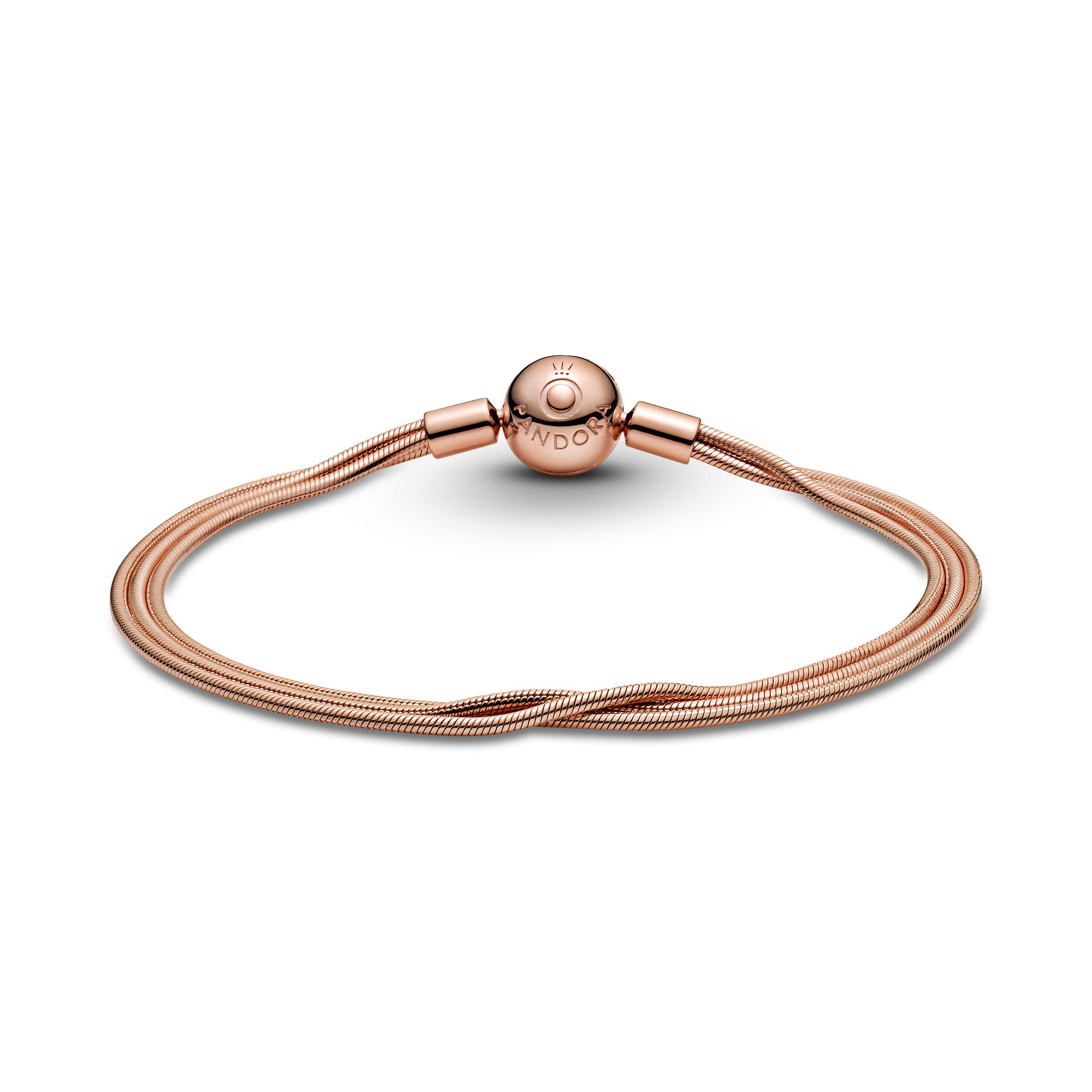 Pandora Rose Multi Snake Chain Bracelet