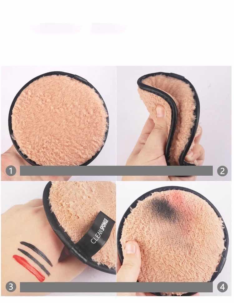 Washable makeup remover
