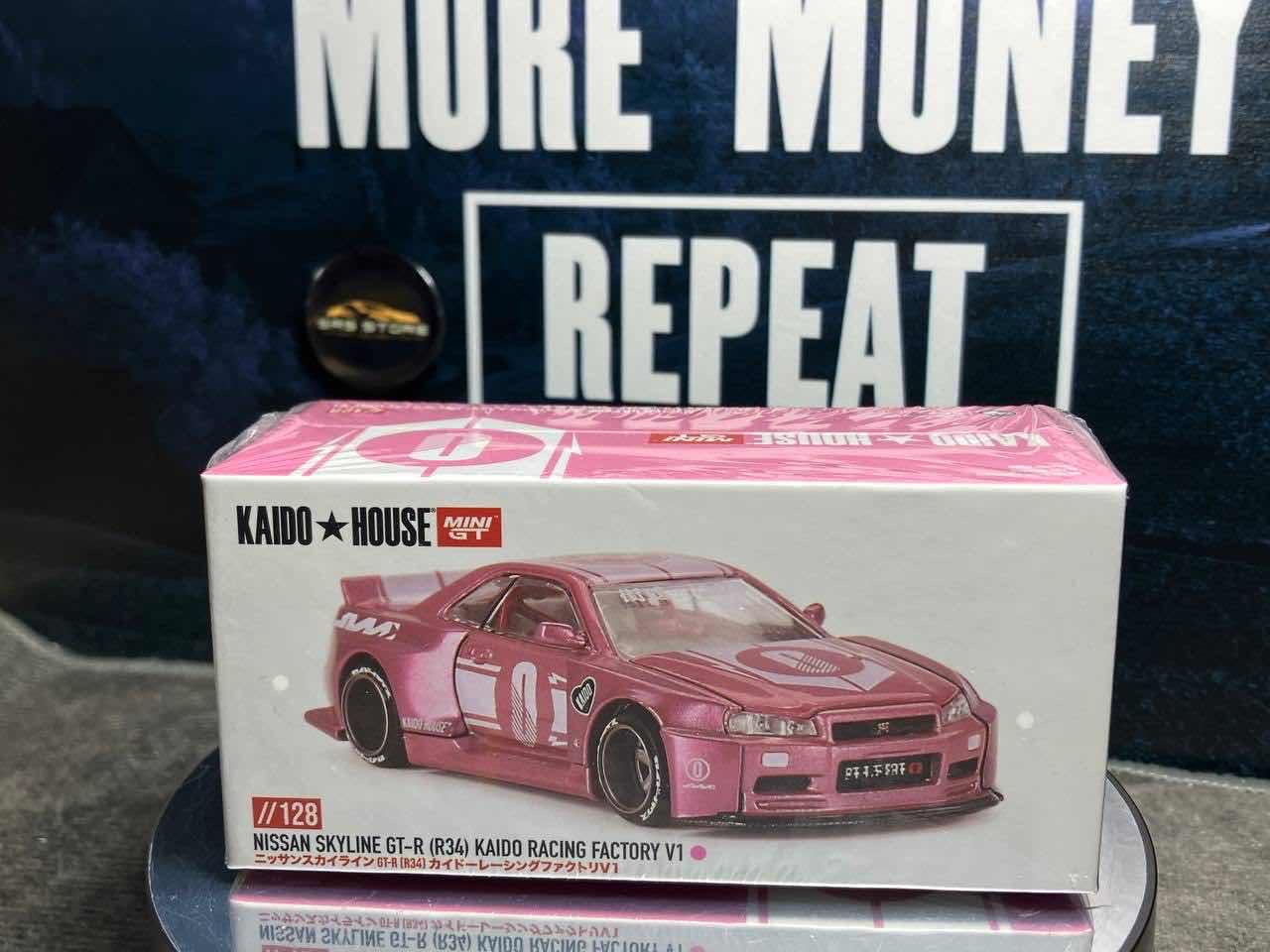 1/64NISSAN SKYLINE GT-R (R34) KAIDO RACING FACTORY V1🩷