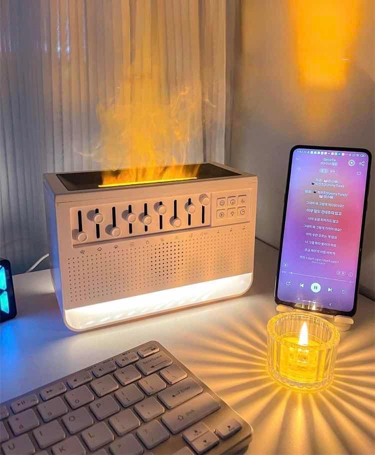 C221 White Noise Flame Aromatherapy