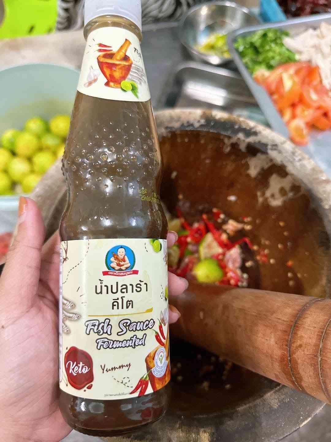 Healthy boy fish sauce keto