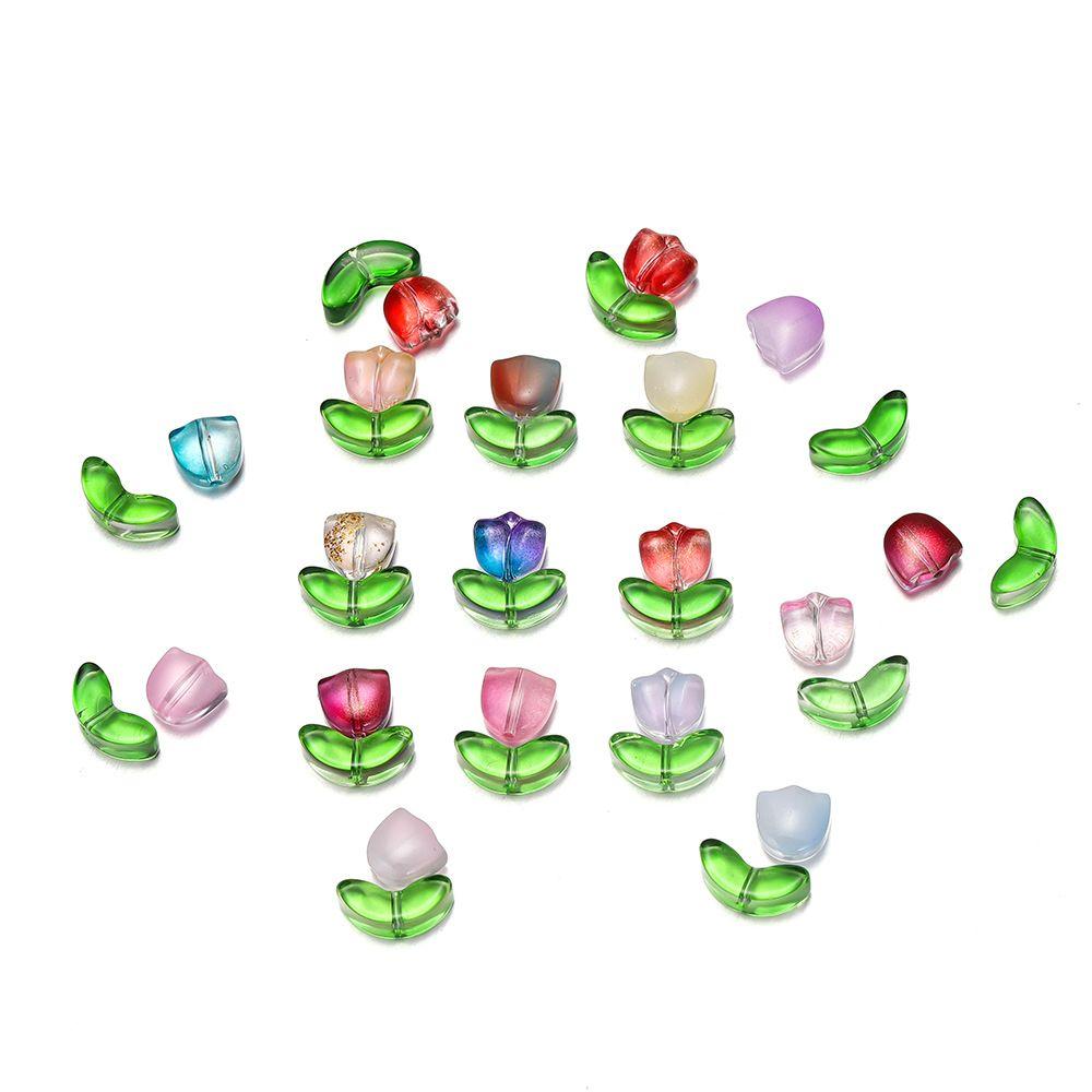 Tulip bead set (glass)