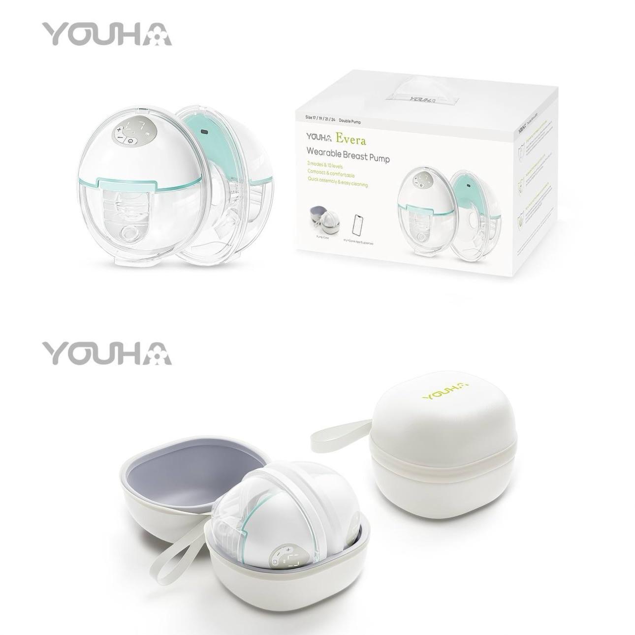 Youha Evera (ថែមកែវថ្មស្តុកទឹកដោះ 2 និងអាវបូម 1)