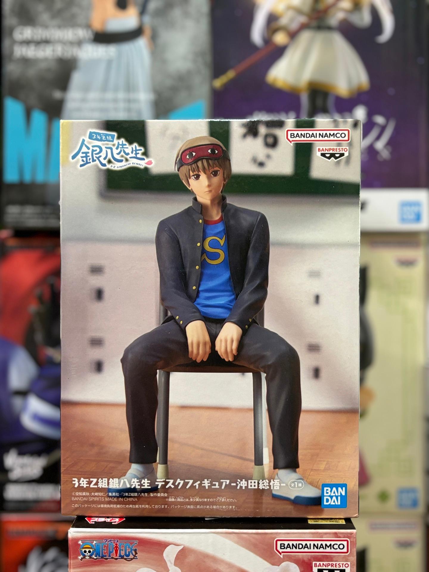 Banpresto Gintama Mr. Ginpachi's Zany Class Sogo Okita Desk Figure