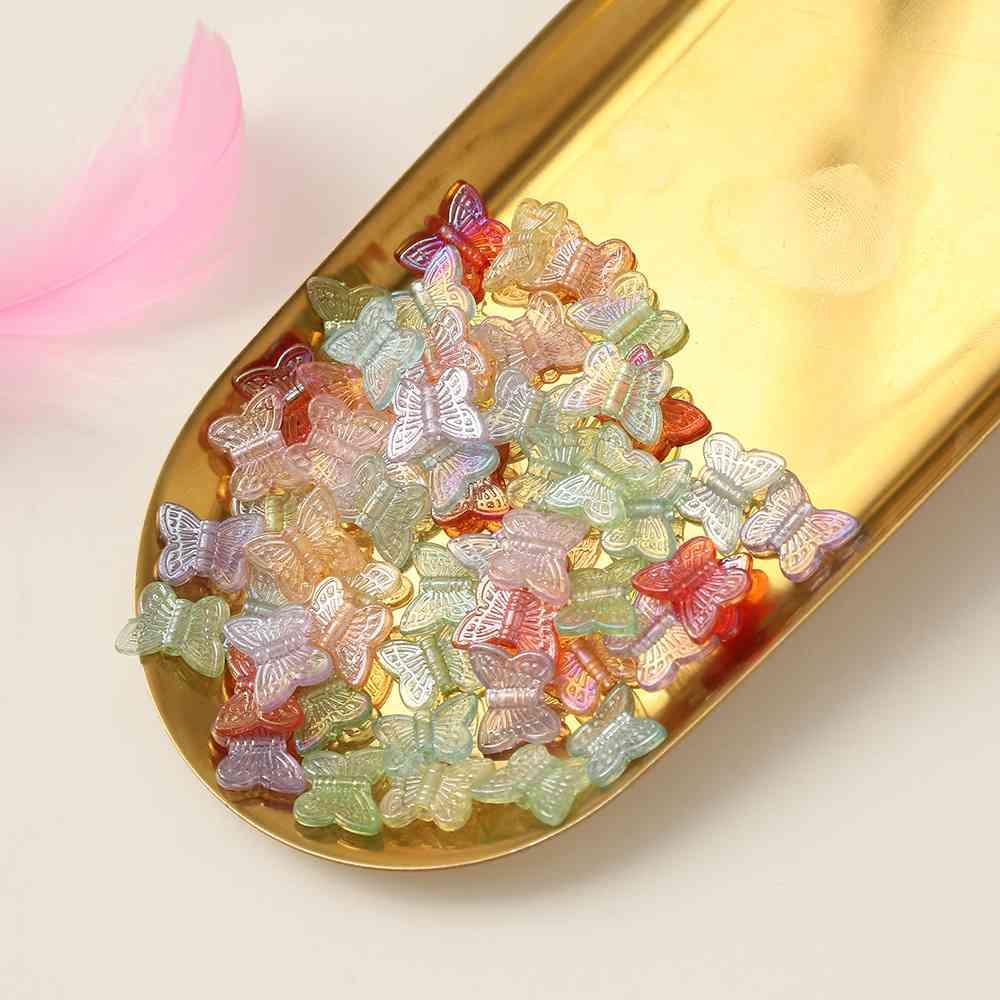Acrylic butterfly bead