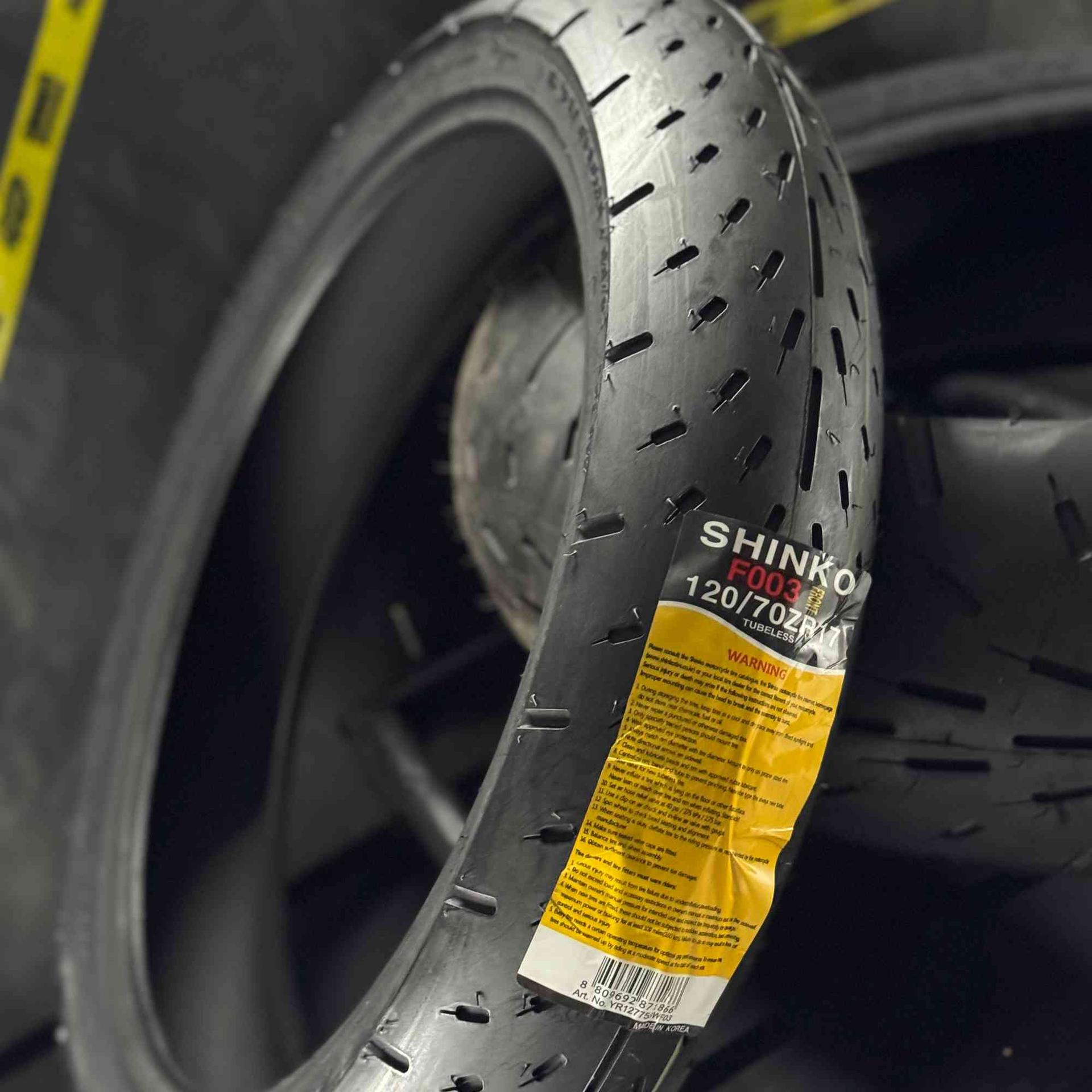 120/70ZR17  F003  58W  T/L