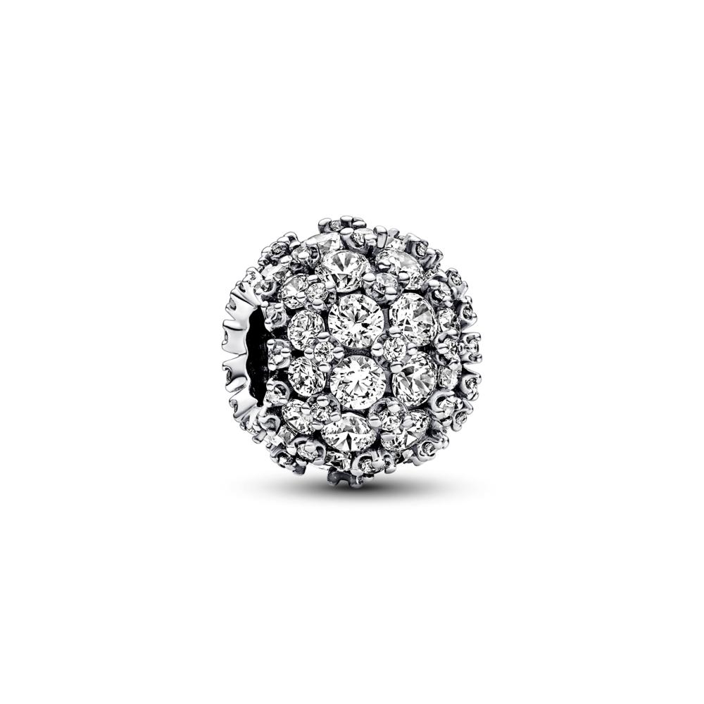 Sparkling Pavé Round Charm