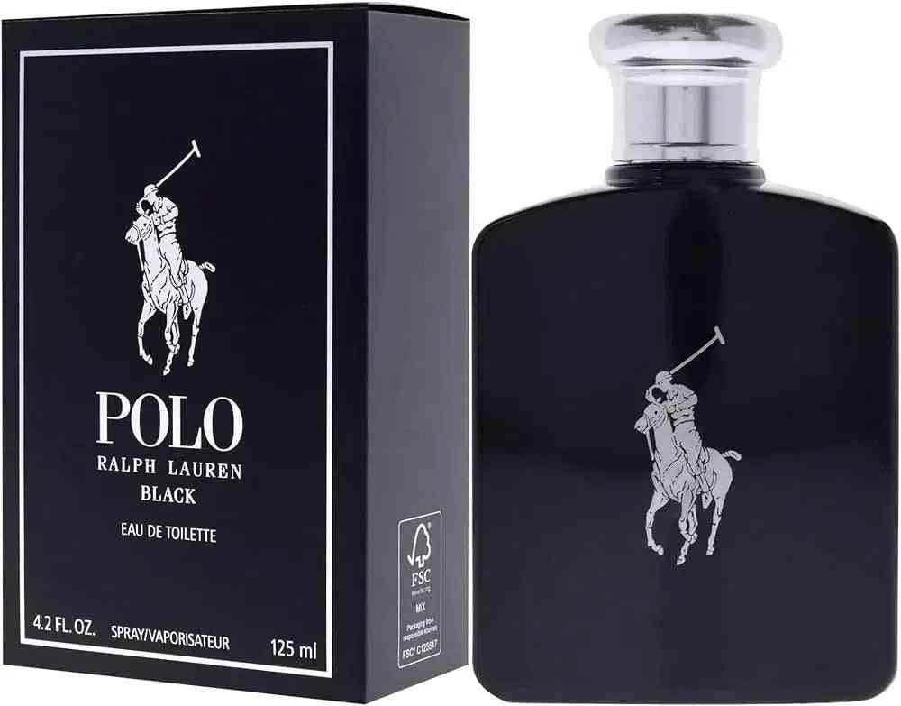 POLO RALPH LAUREN BLACK EAU DE TOILETTE- 125ML