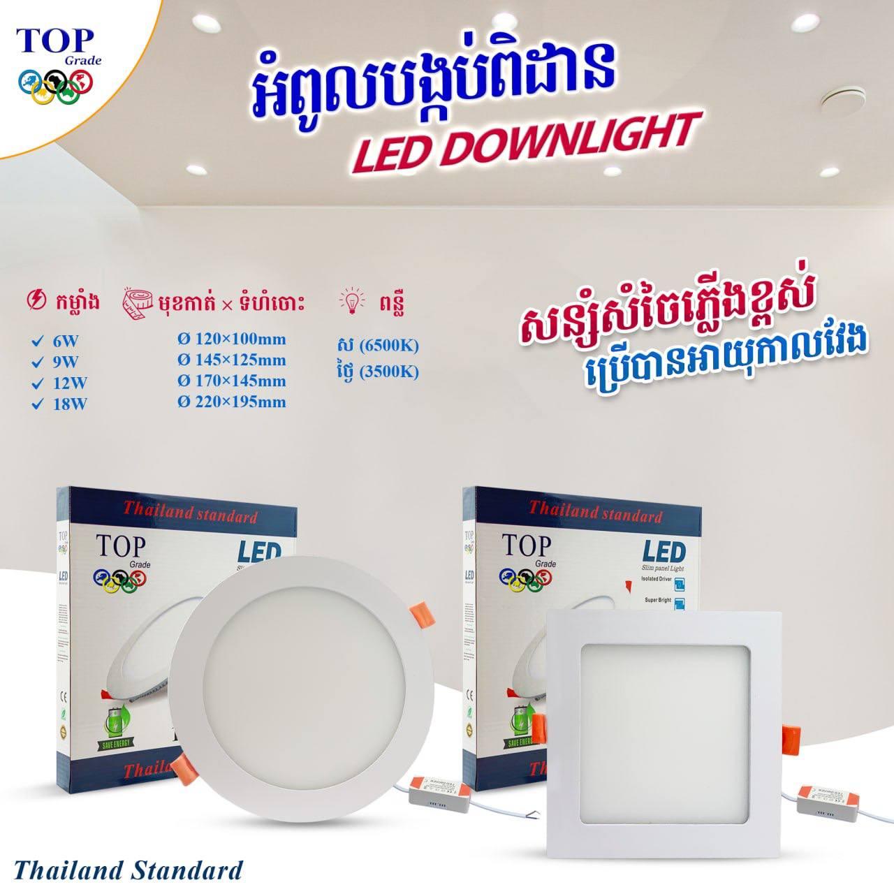 បង្កប់ពិដាន Panel ច្រើនប្រភេទច្រើនទំហំ