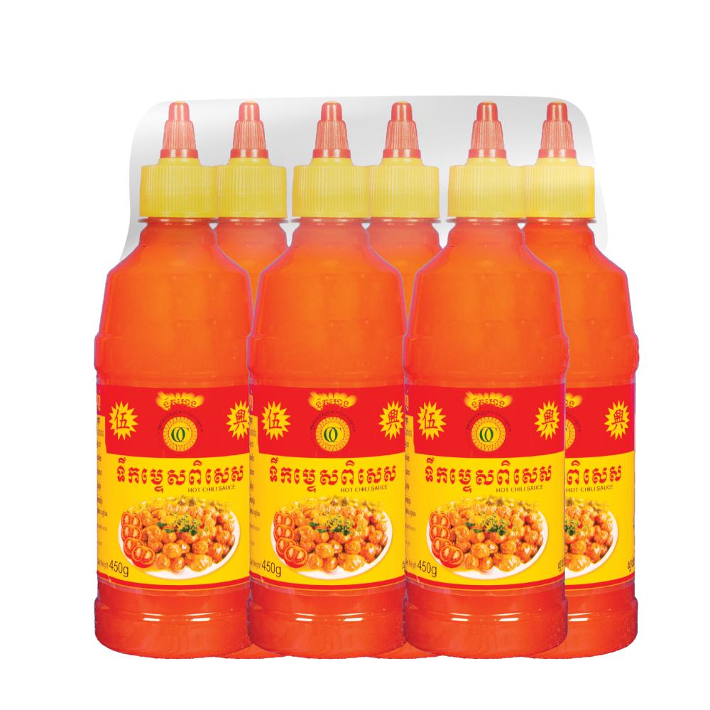ទឹកម្ចេសពិសេស ចំណុះ450gx6