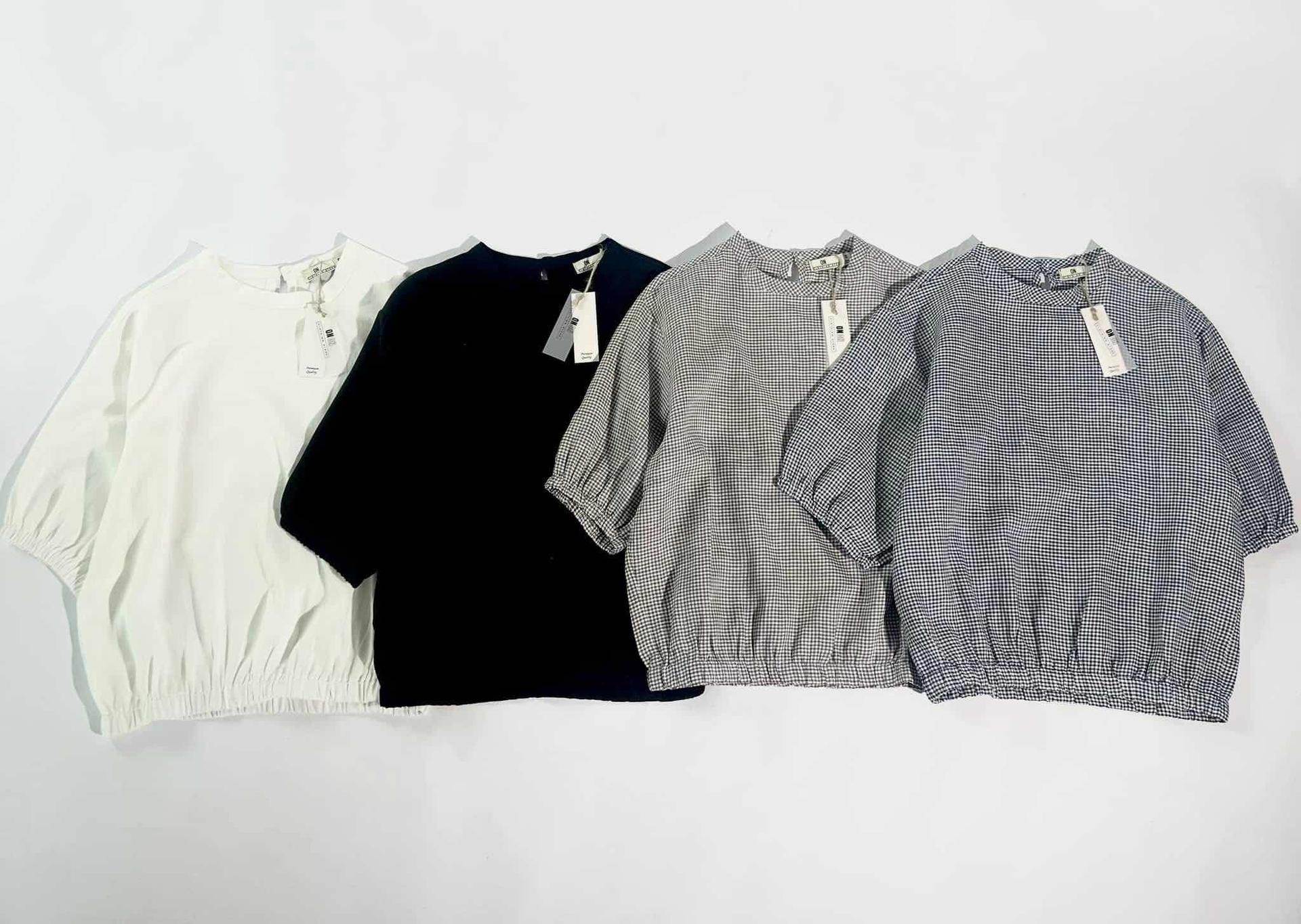 Linen Shirt Women-អាវលេនីននារីដៃខ្លី