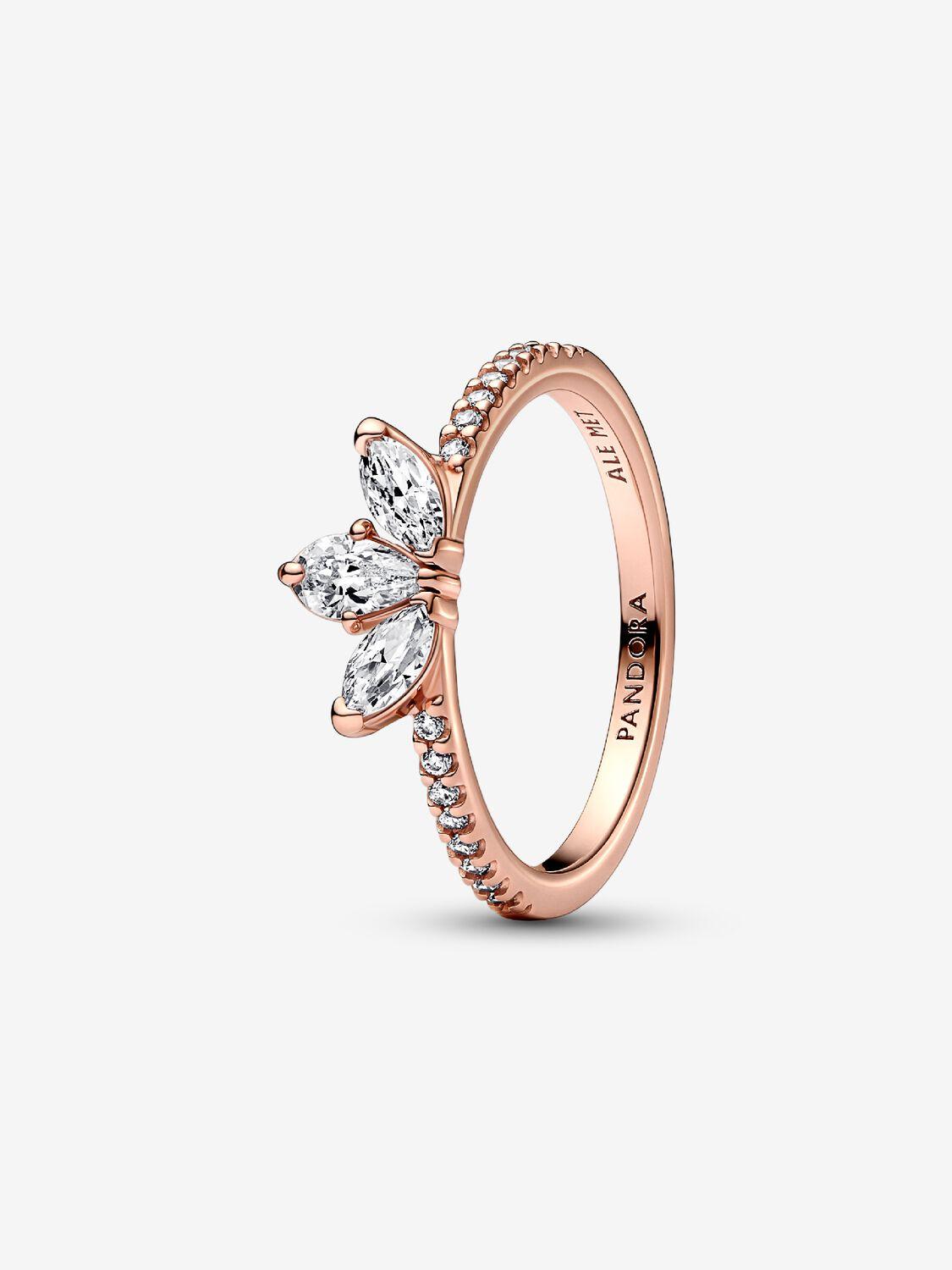 Pandora Sparkling Herbarium Cluster Ring