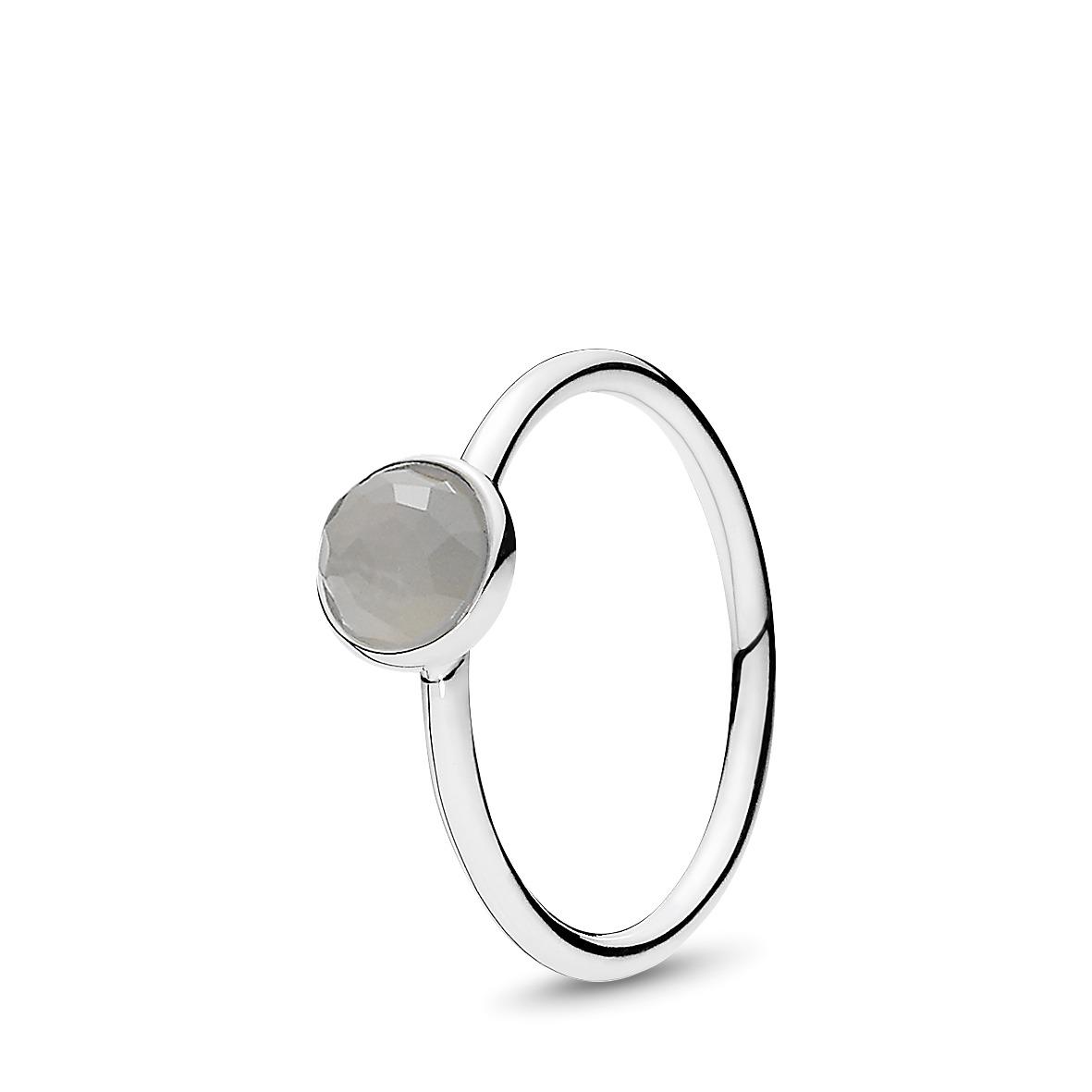 Pandora June Droplet Ring