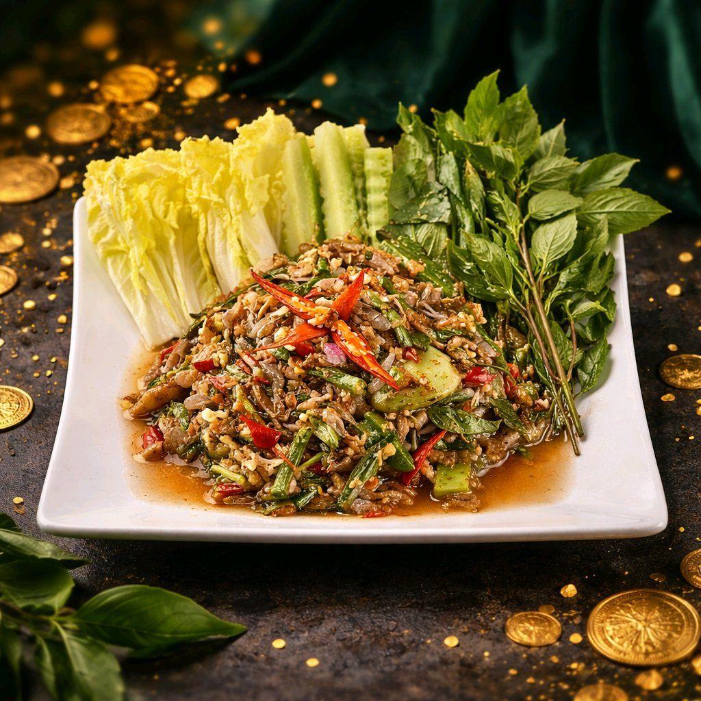 បុកកំពឹស / Khmer Style Freshwater Shrimp