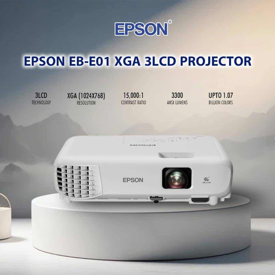 Epson EB-E01 XGA 3LCD Projector 310$