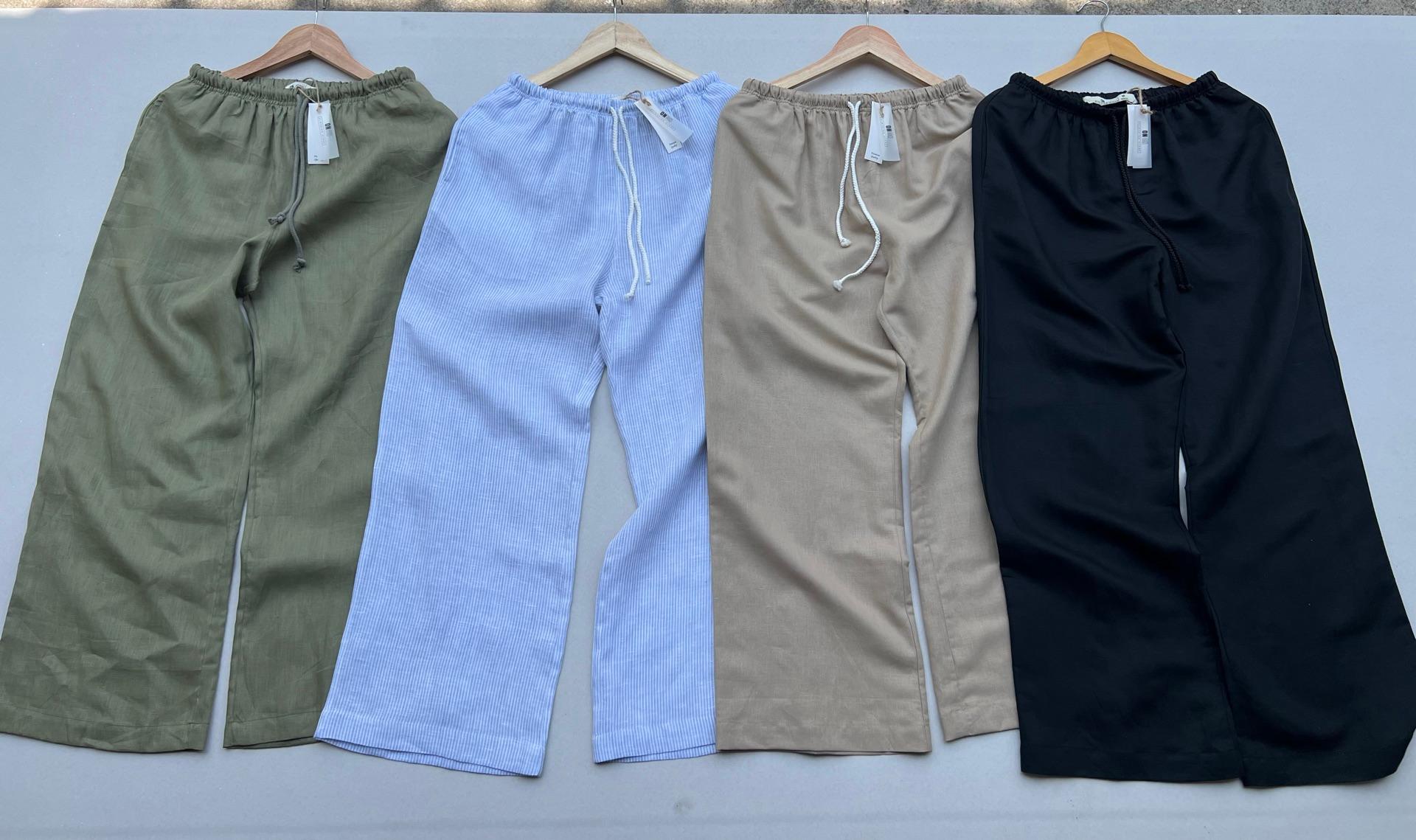 Linen Premium Pant Unisex-ខោសាច់ក្រណាត់លេនីនសុទ្ធ 100%