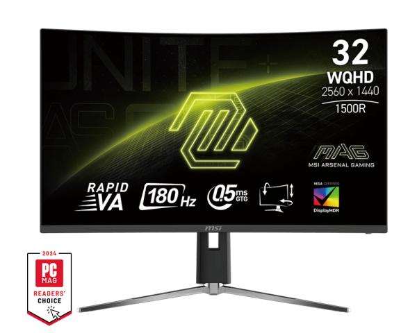 MSI MAG 32CQ6PF 32” Curved WQHD 180Hz /0.5ms 