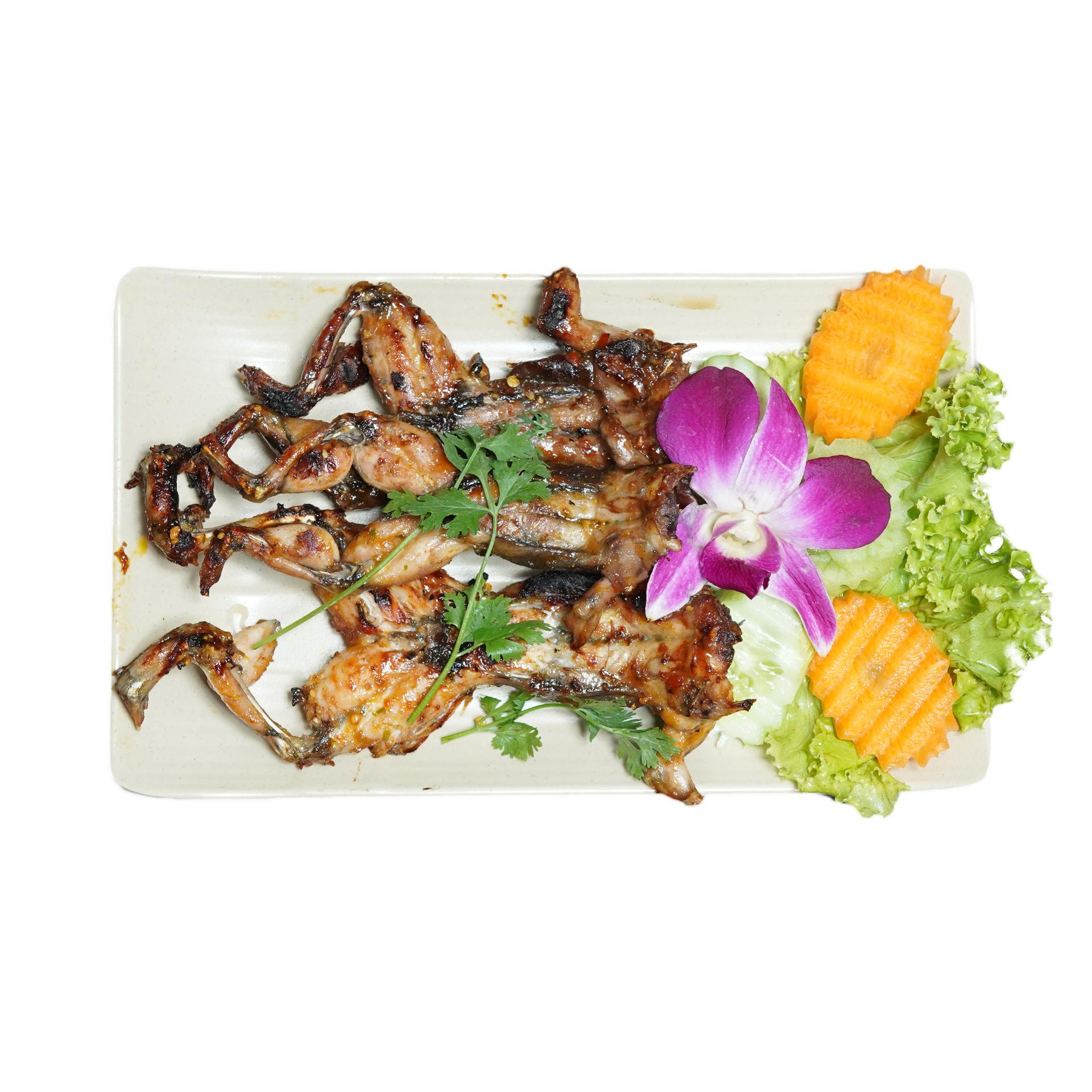 កង្កែបអាំងអំបិលម្ទេស