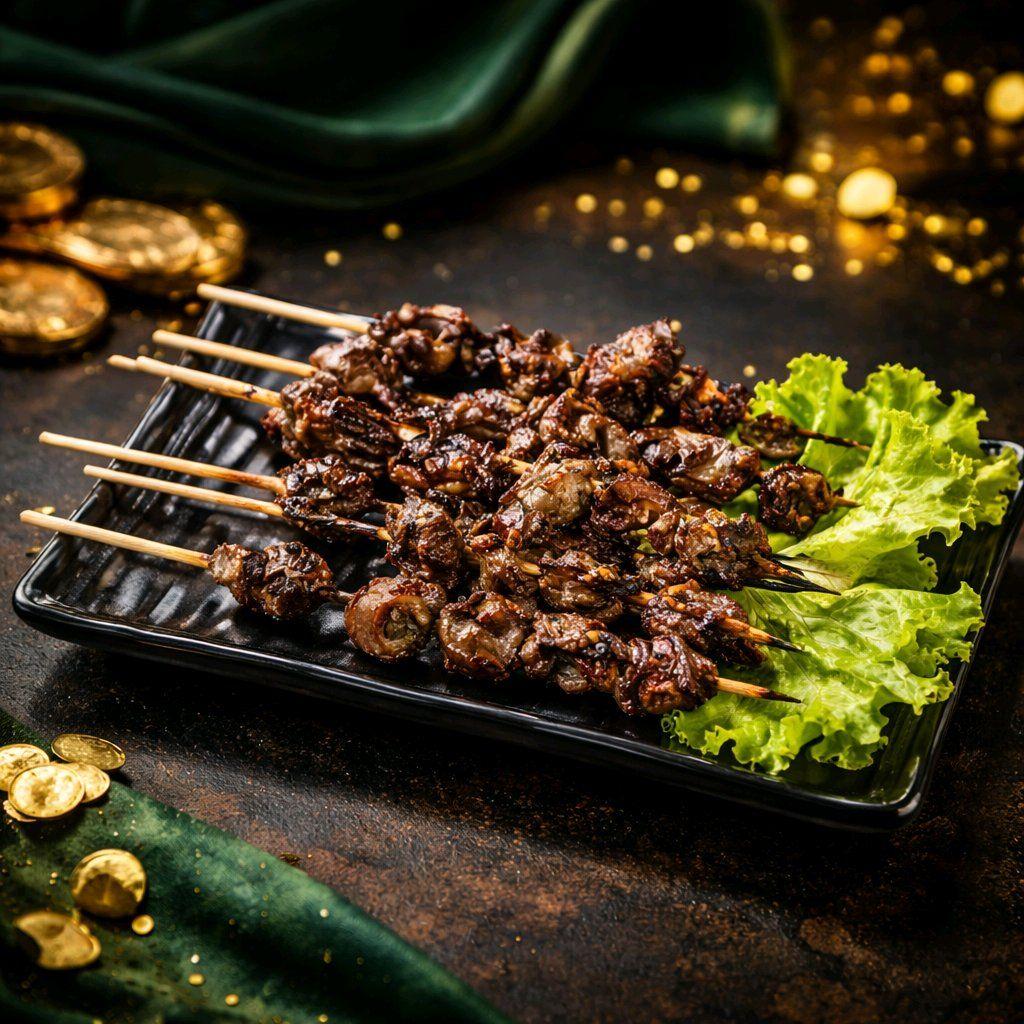 កោះមាន់អ៊ាំងរ៉ូឌី / Grilled Chicken Gizzard