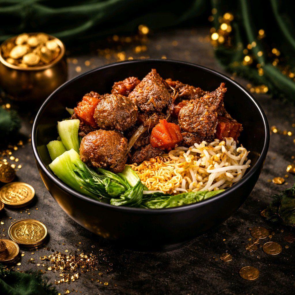 មីខគោ / Braised Beef with Yellow Noodle