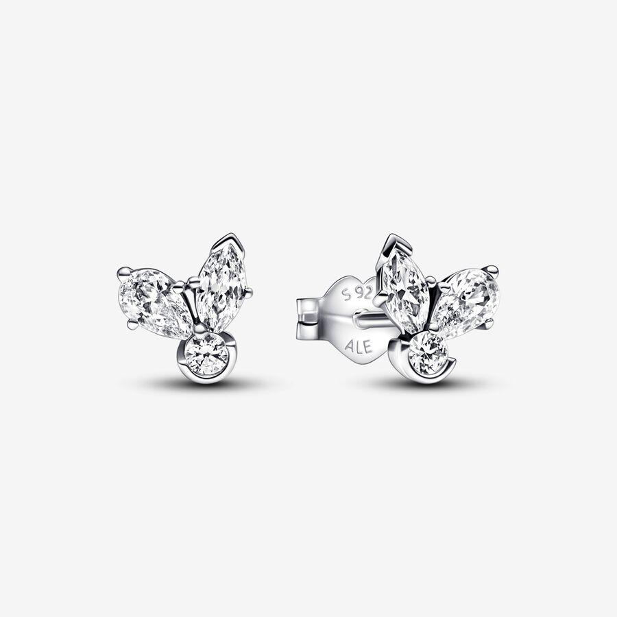 Pandora  parkling Herbarium Cluster Stud Earrings
