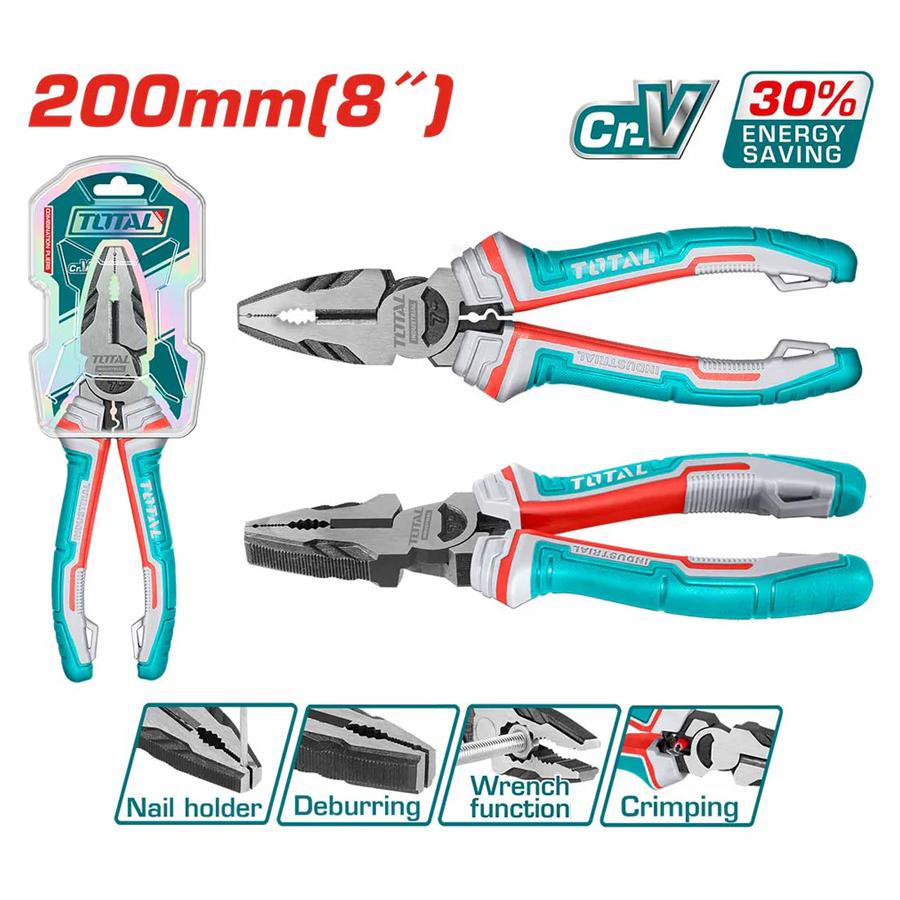 High Leverage Combination Pliers 8"