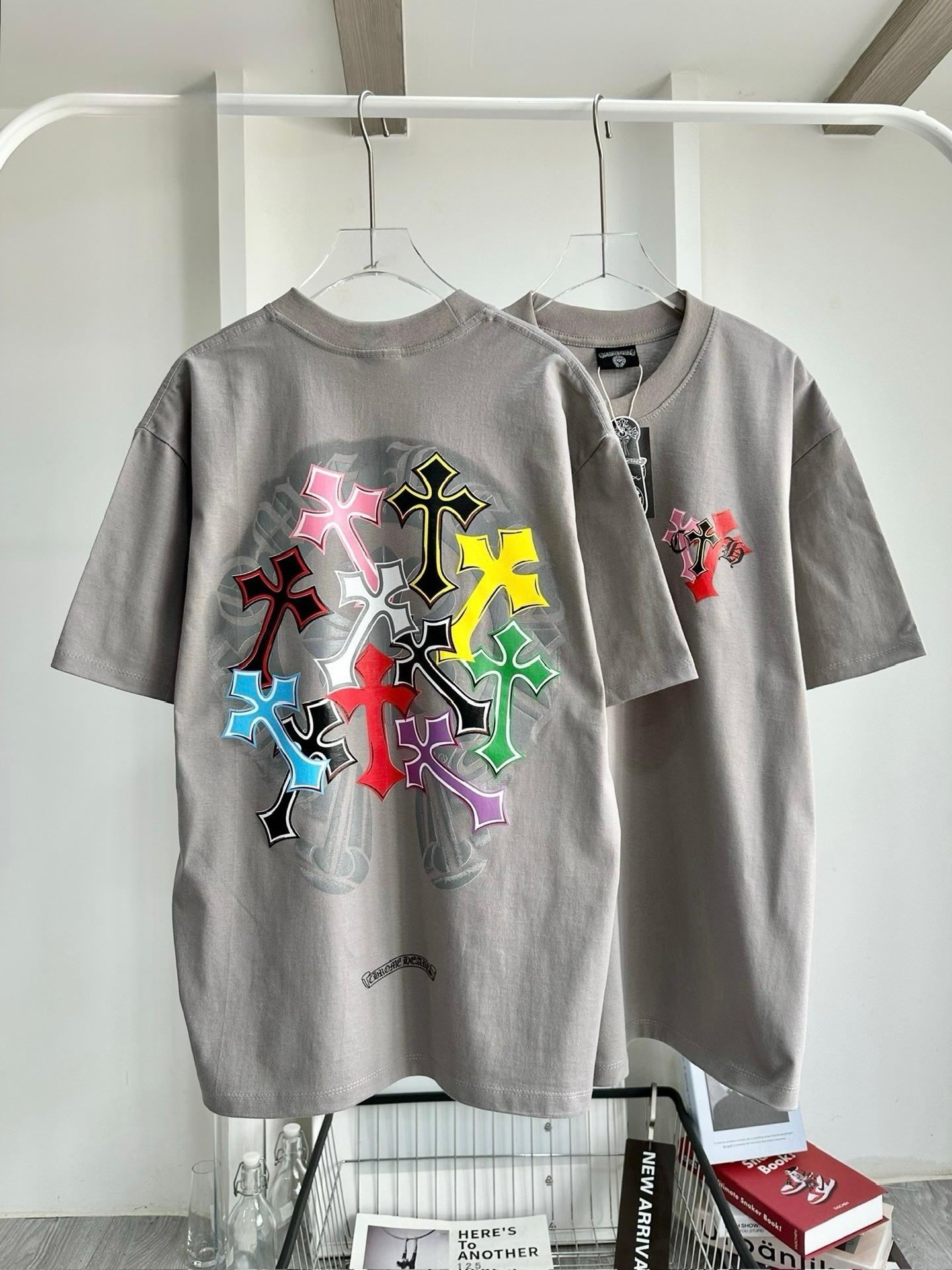 Colorful chrome hearts
