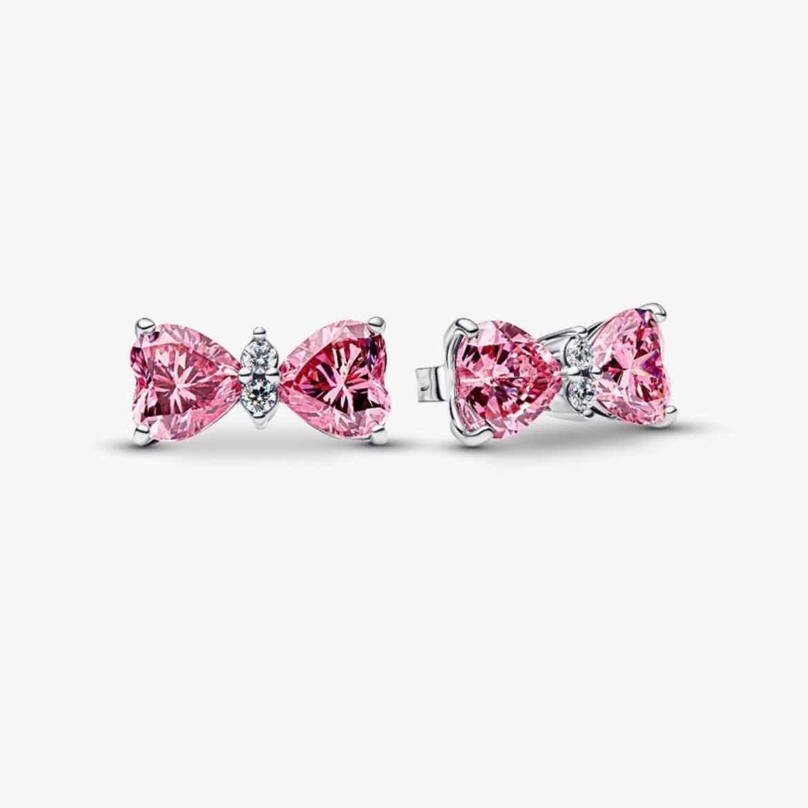 Pandora Bow Stud Earrings