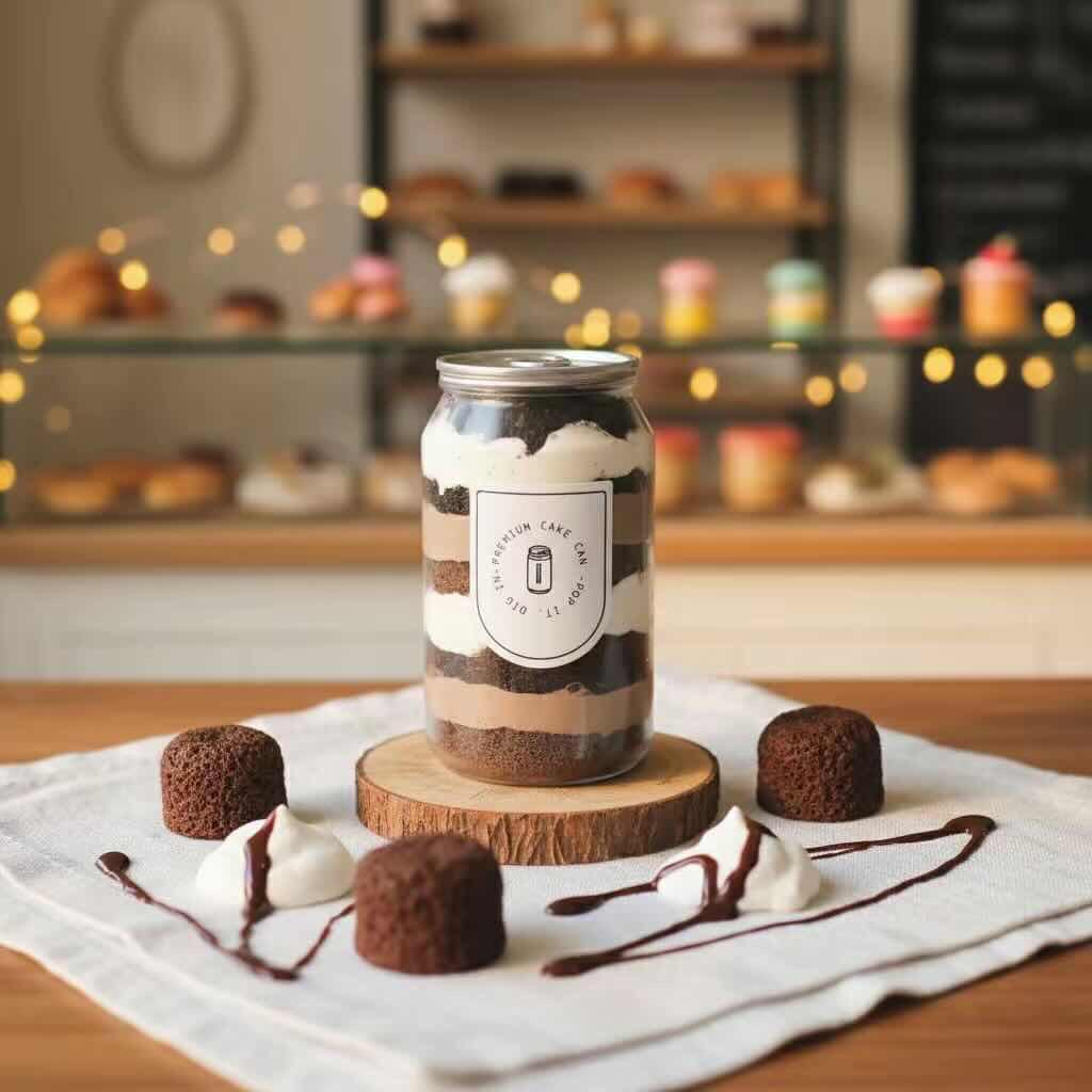 Chocolate Brownie Cake can