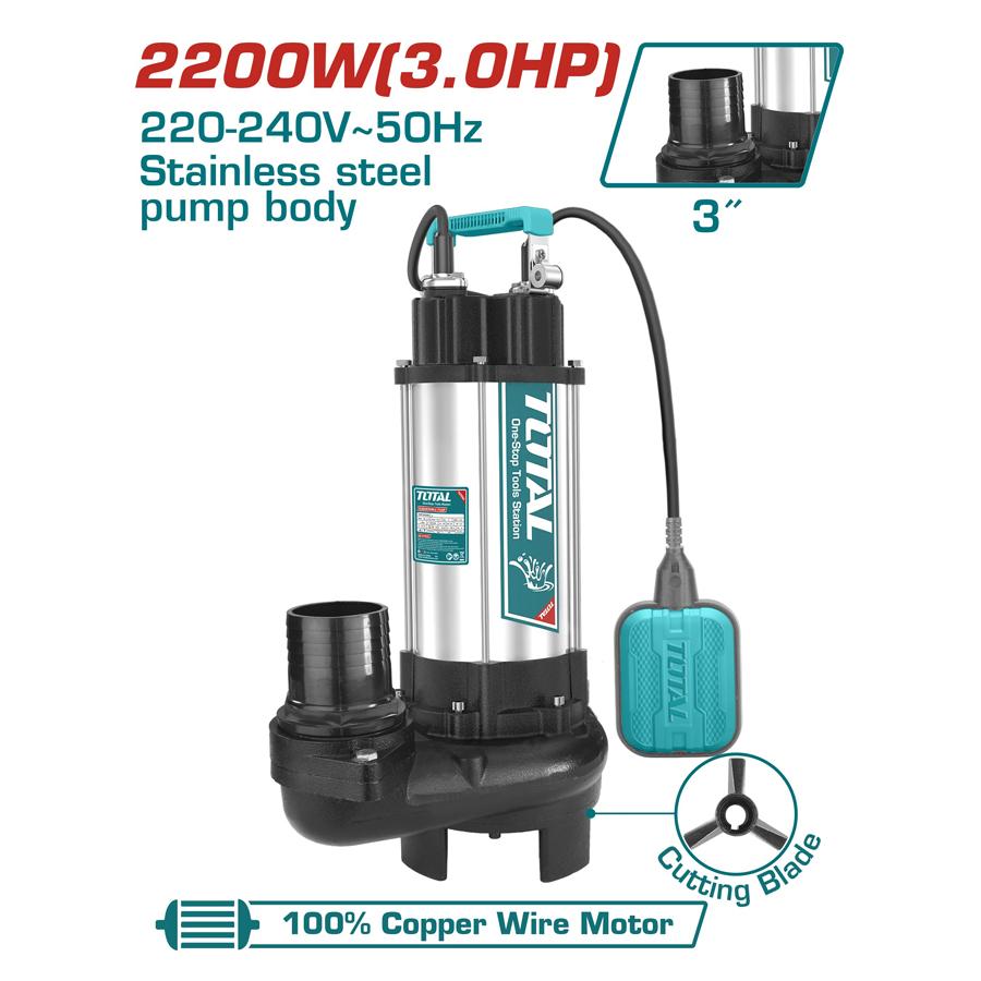 Submersible Pump 2200W 3.0Hp