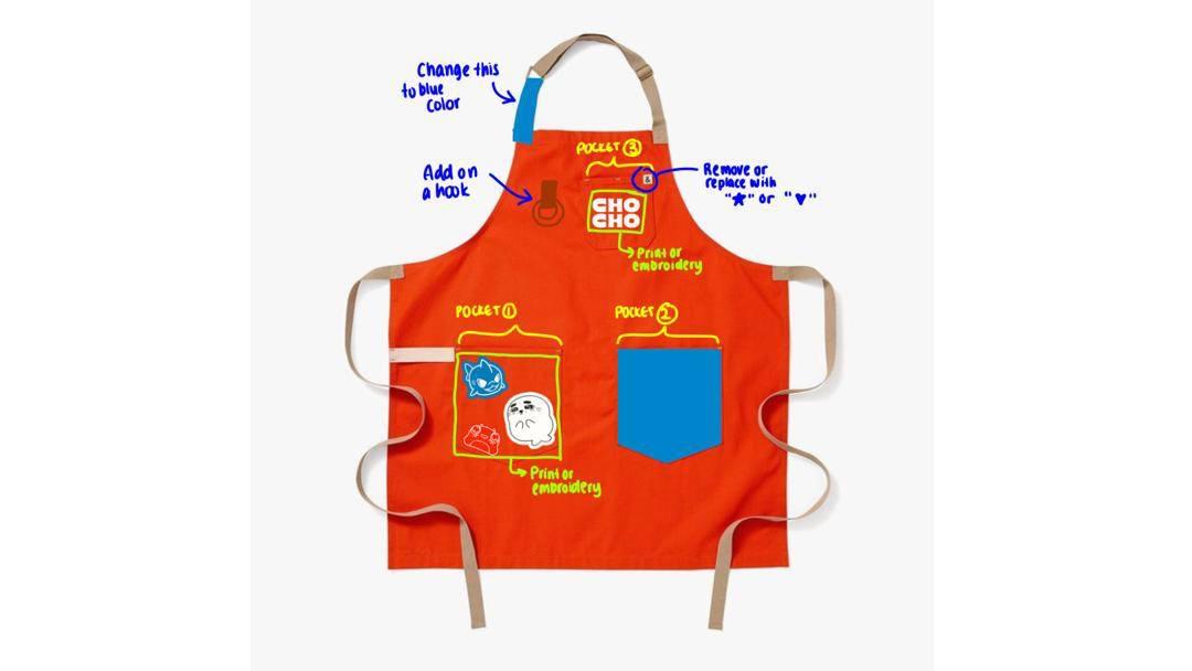 VIP Apron Printing Logo (CHIBI CHO)