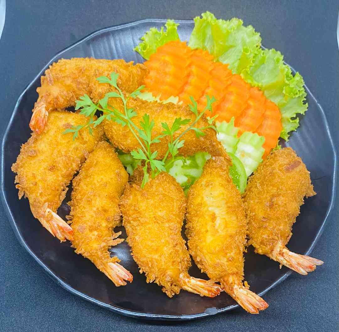 បង្គាបំពងម្ស៉ៅ / 蛋粉炸虾