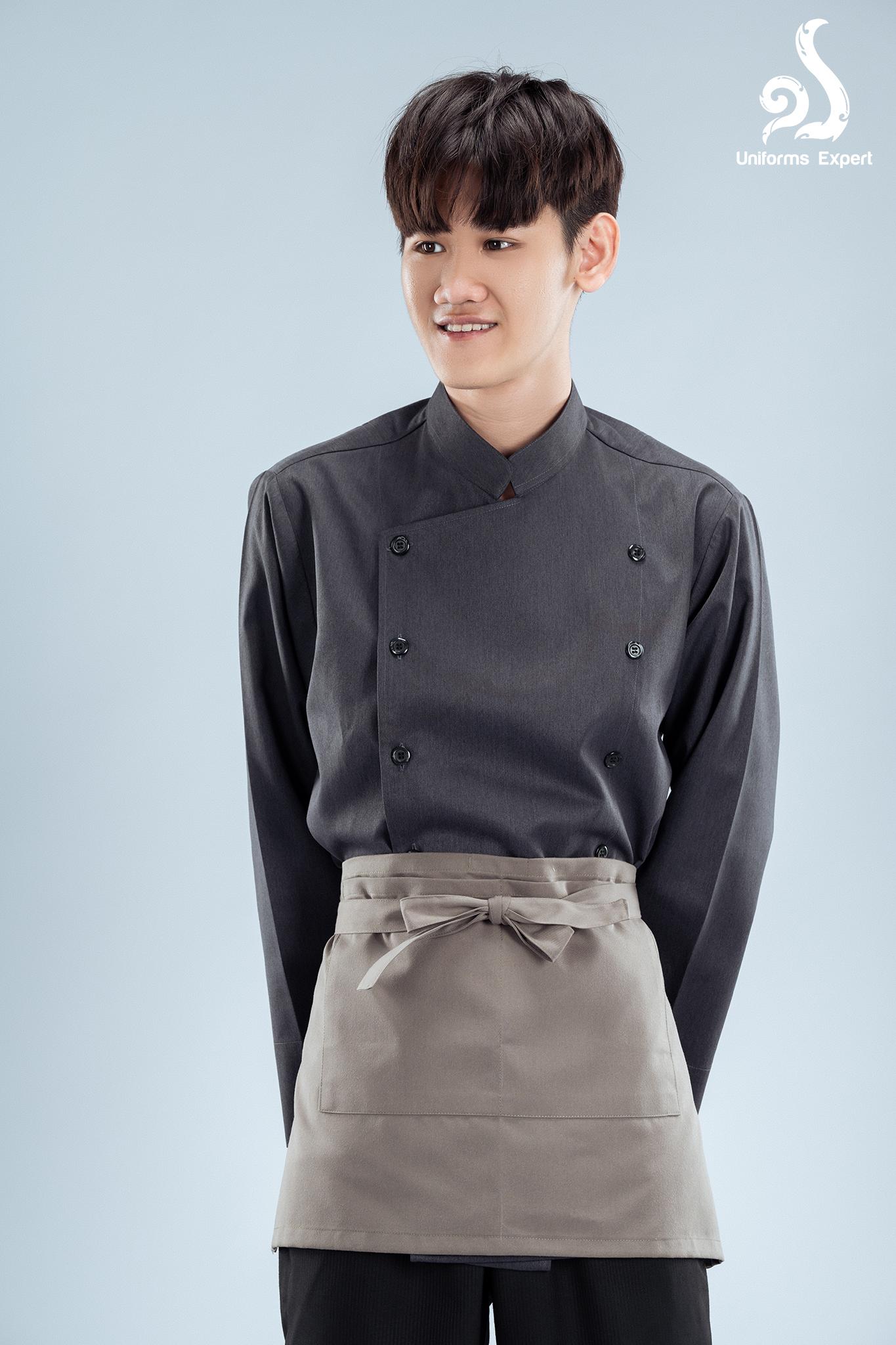 Apron អៀមខ្លីពណ៌គគី