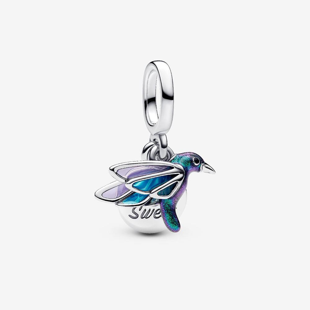 Hummingbird Double Dangle Charm