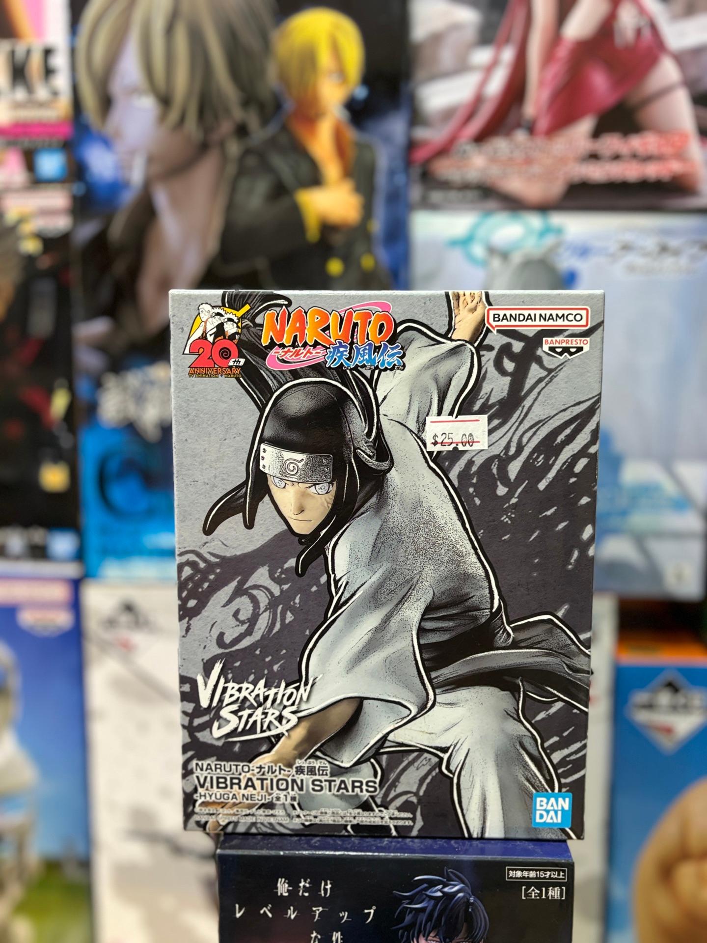 Banpresto Naruto Shippuden Vibration Stars Hyuga Neji figure.