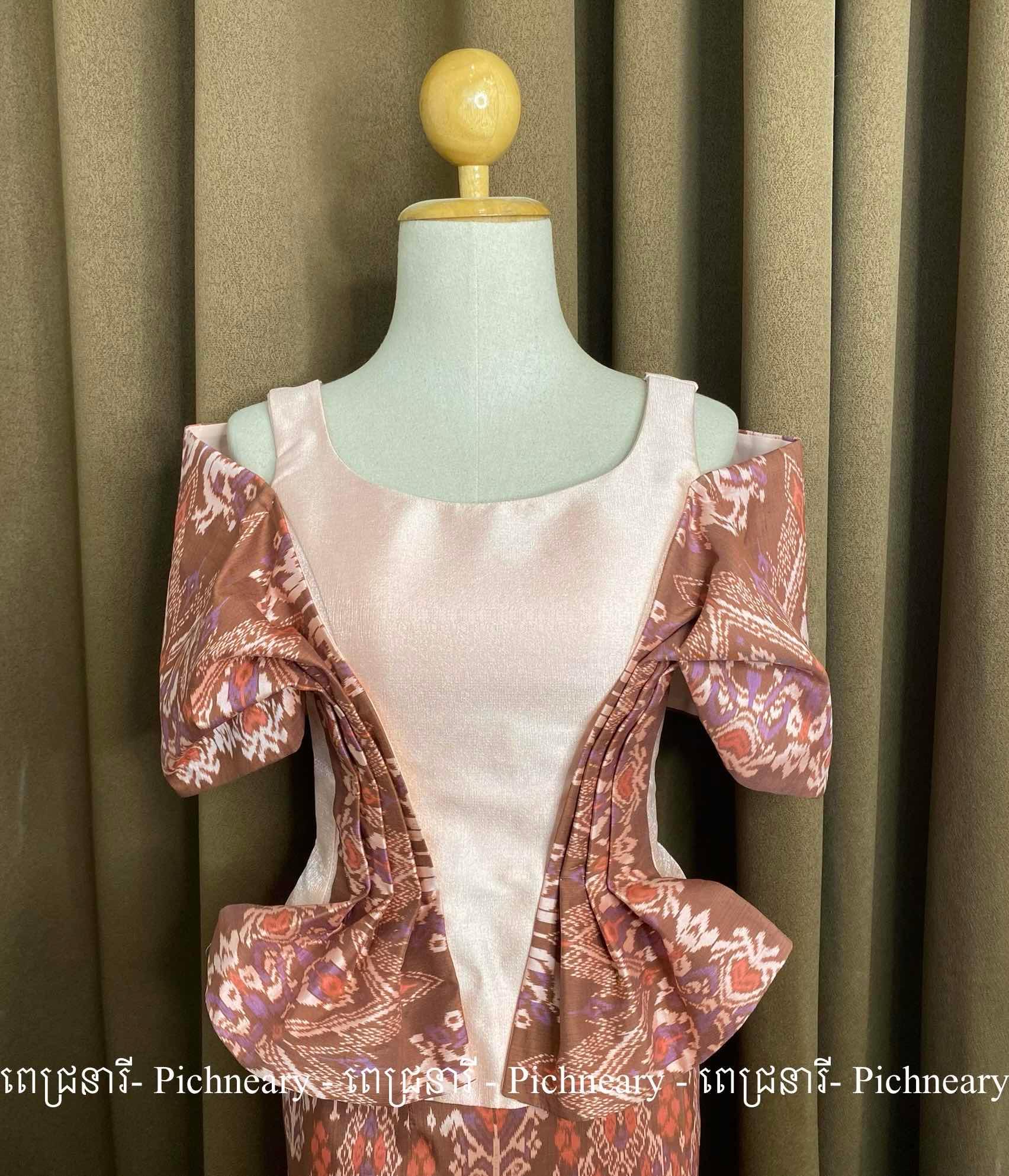 Off-Shoulder Style Pink Set