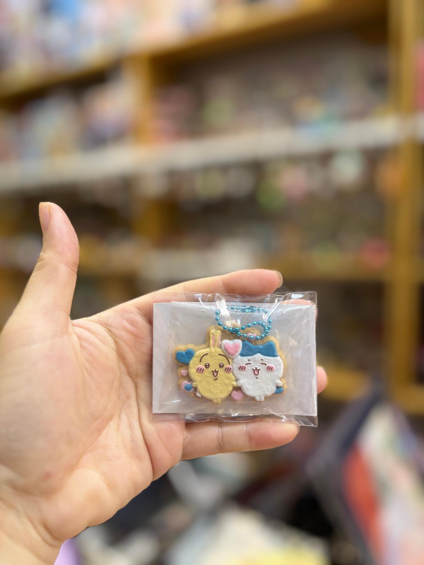 Chiikawa Hachiware Usagi Cookie Charm Keychain