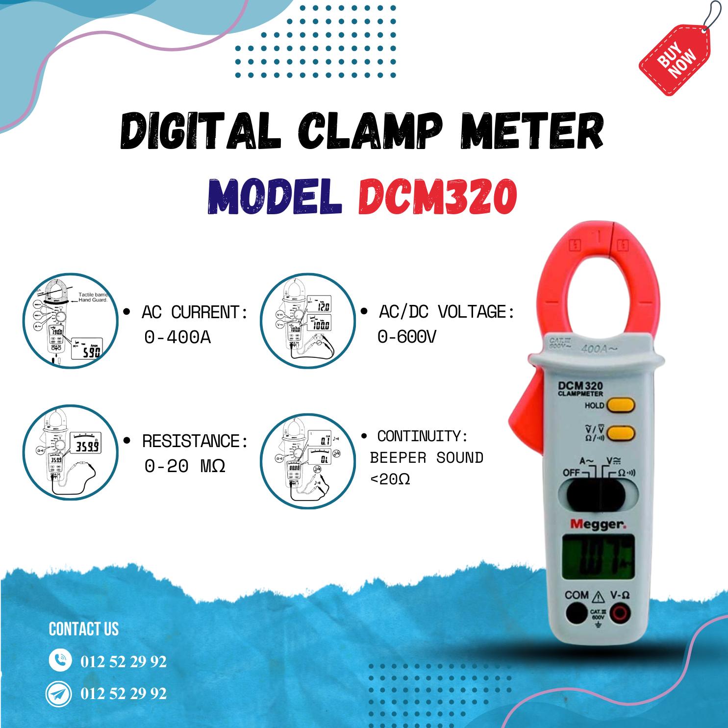DCM320 _ Digital Clamp Meter