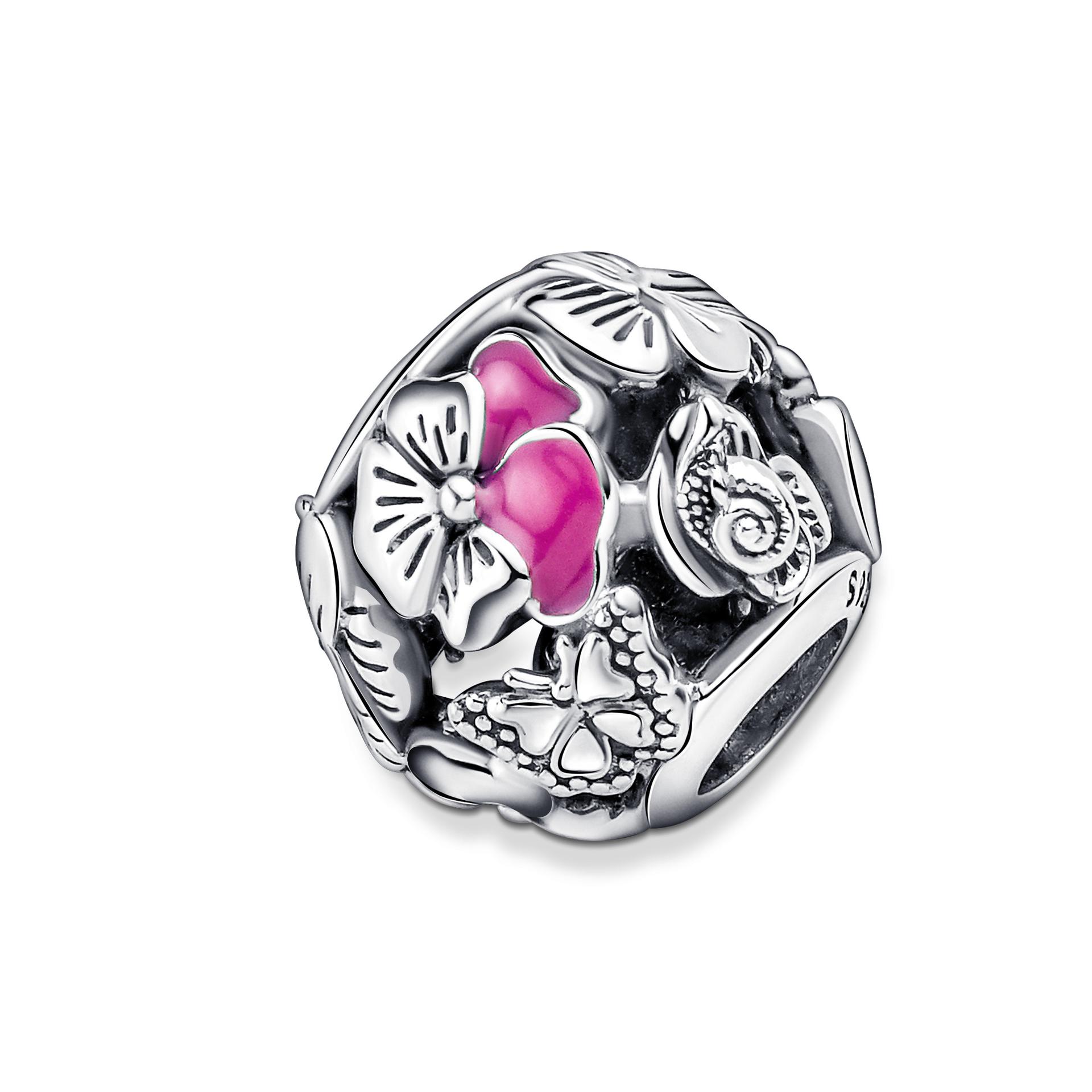 Pansy Flower Friends Charm