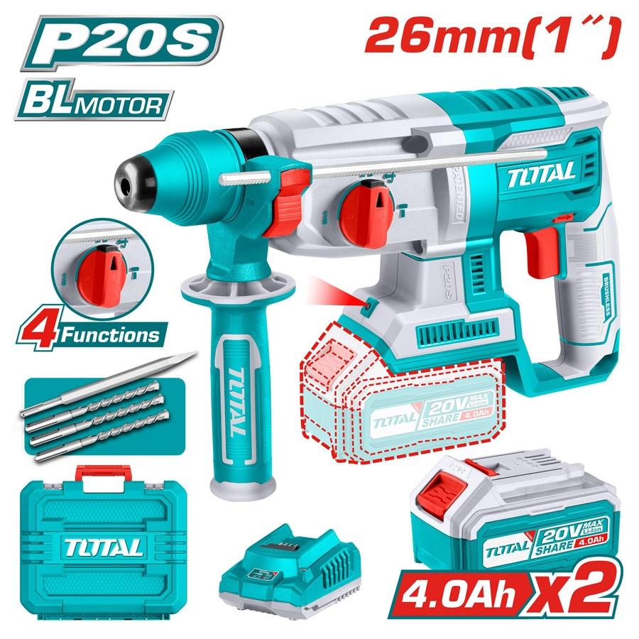 Cordless Rotary Hammer 20V 4.0Ah