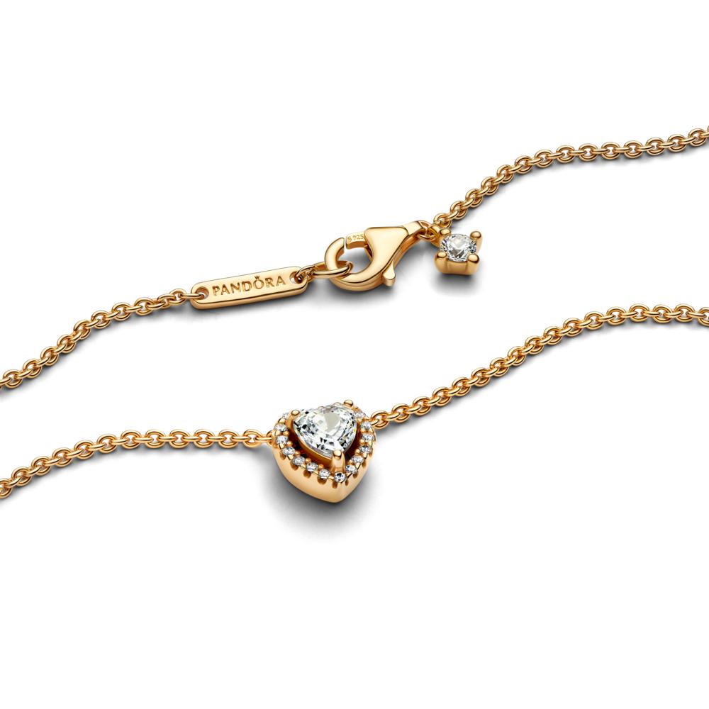 Pandora Sparkling Heart Collier Necklace